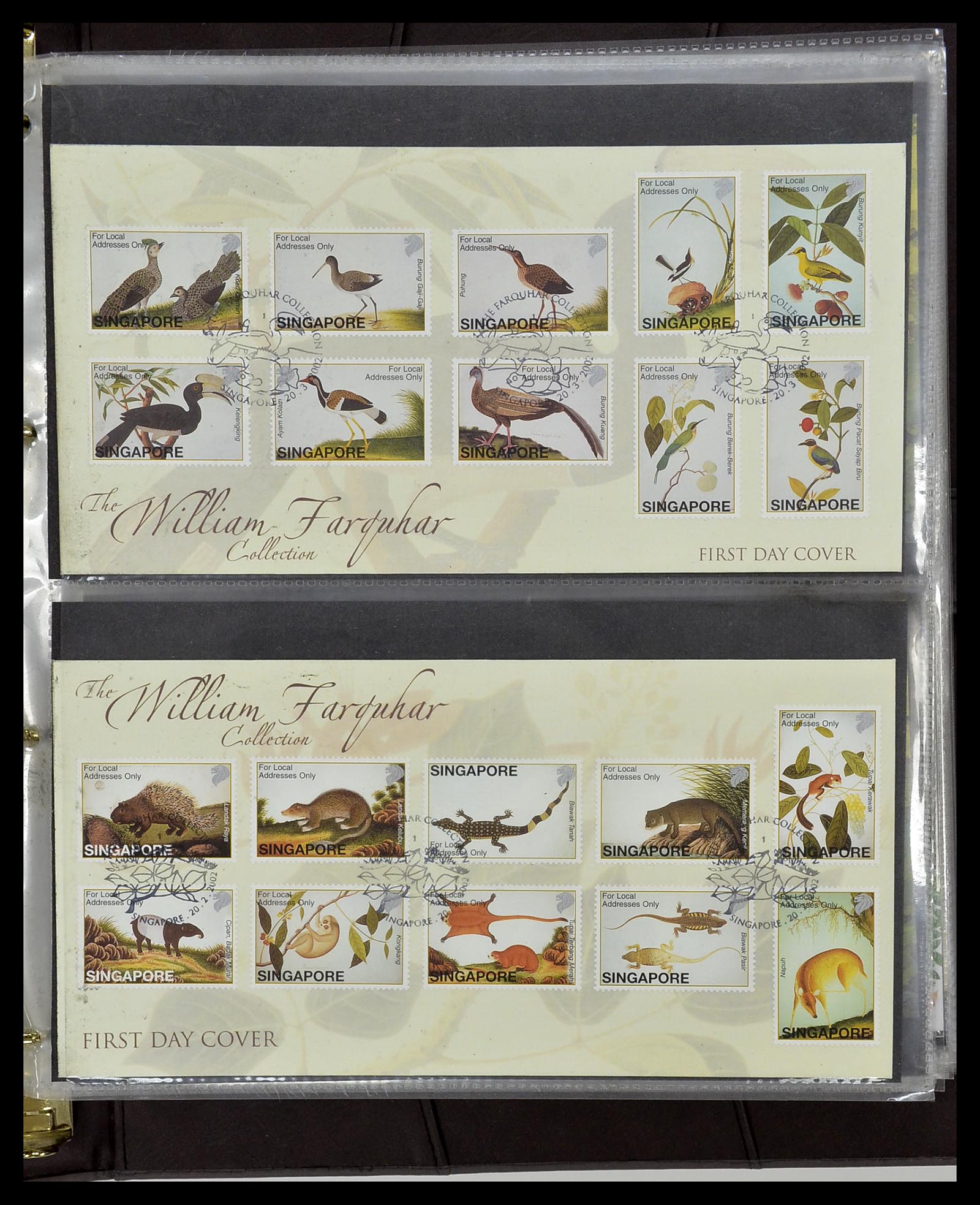 34394 251 - Postzegelverzameling 34394 Singapore FDC's 1948-2015!