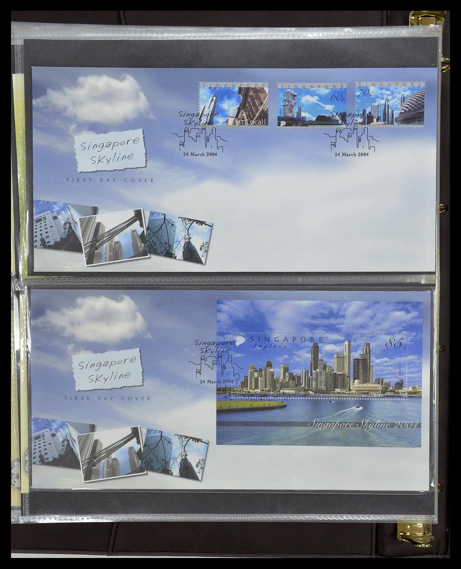 34394 285 - Postzegelverzameling 34394 Singapore FDC's 1948-2015!
