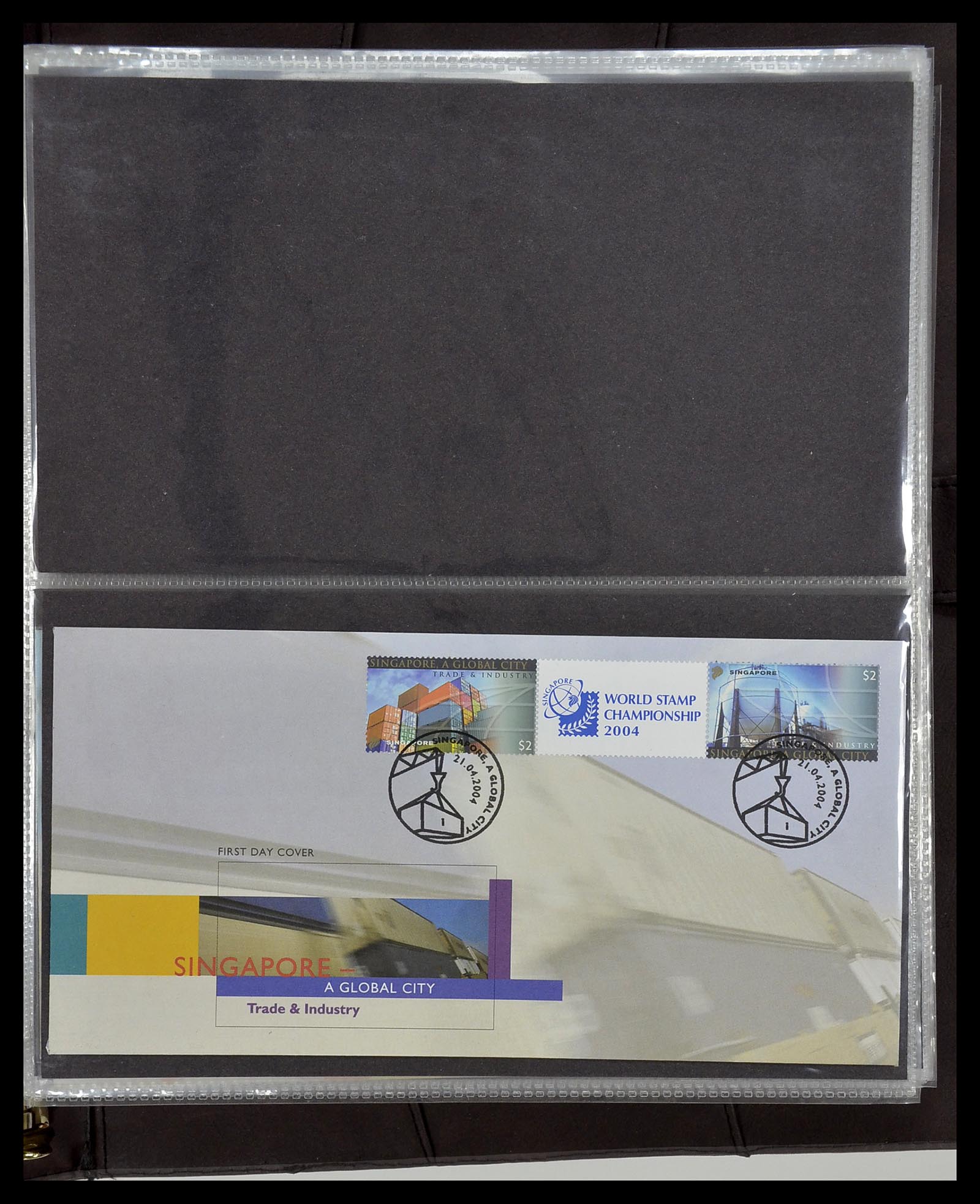 34394 286 - Postzegelverzameling 34394 Singapore FDC's 1948-2015!