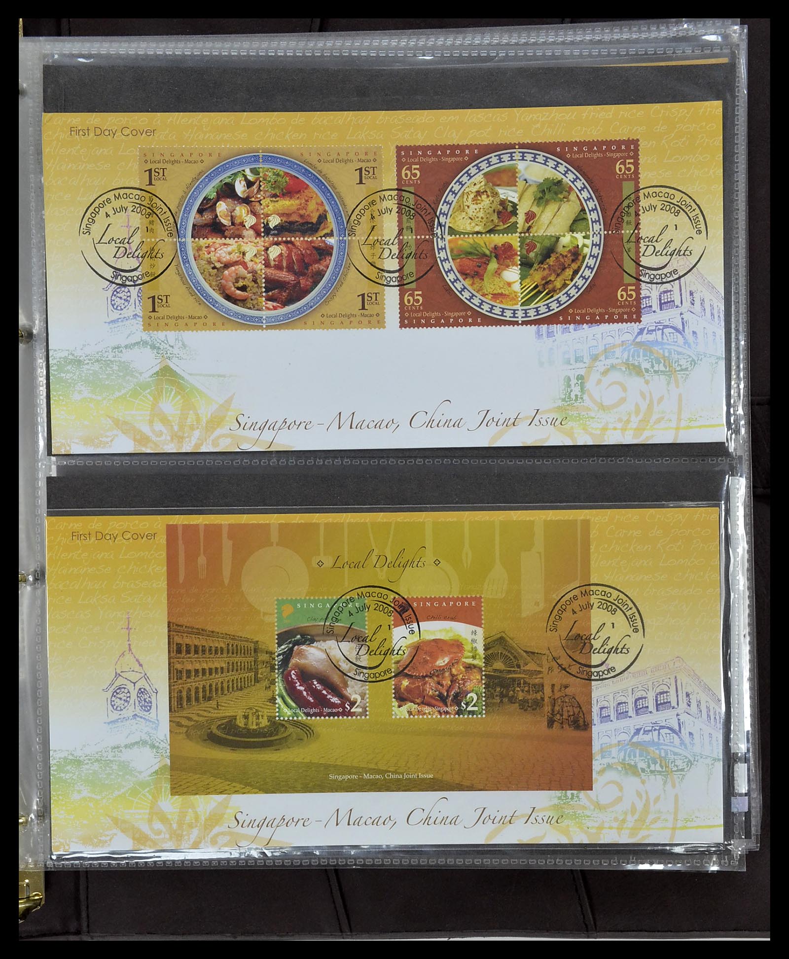 34394 336 - Postzegelverzameling 34394 Singapore FDC's 1948-2015!