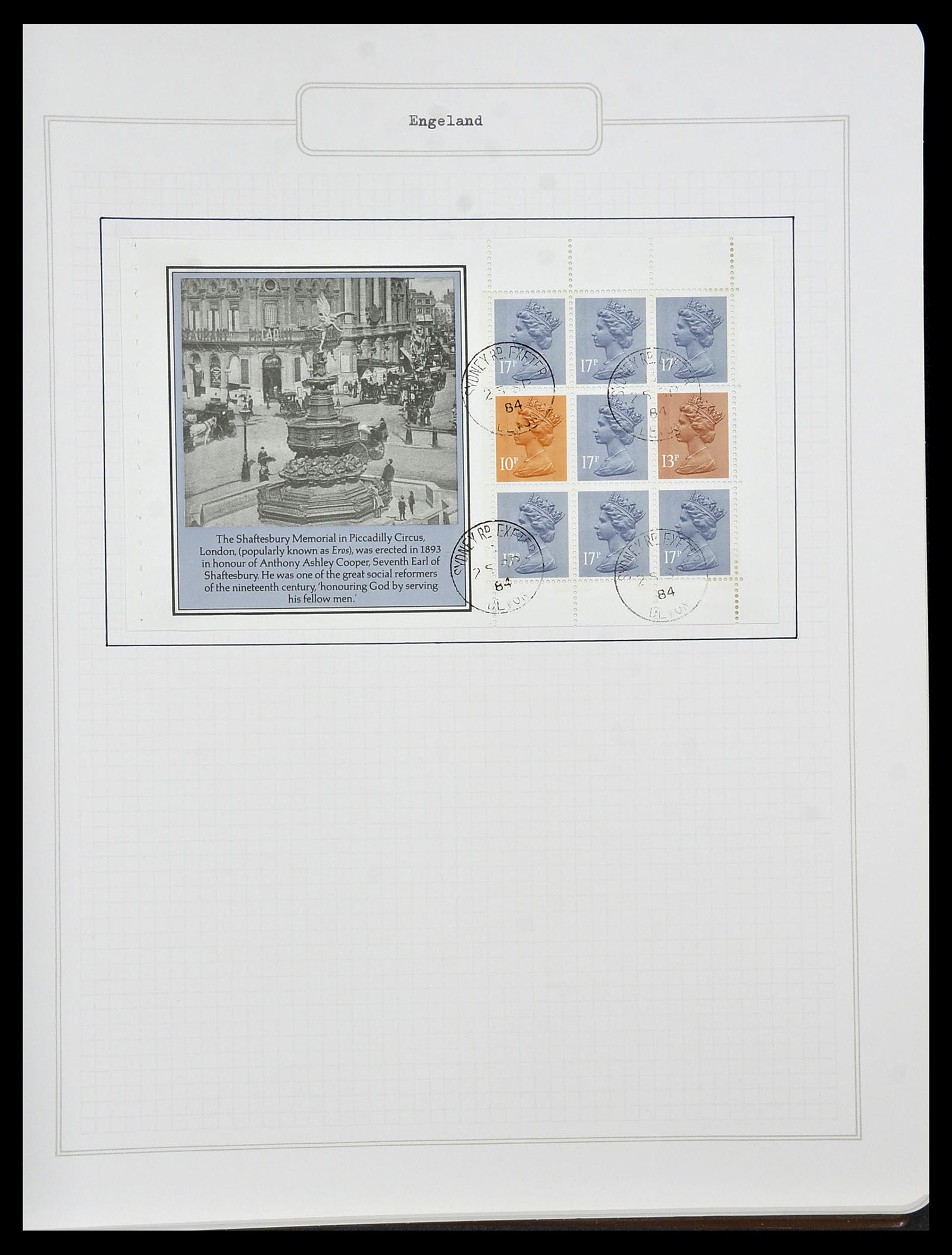 34422 105 - Postzegelverzameling 34422 Engeland 1937-1995.