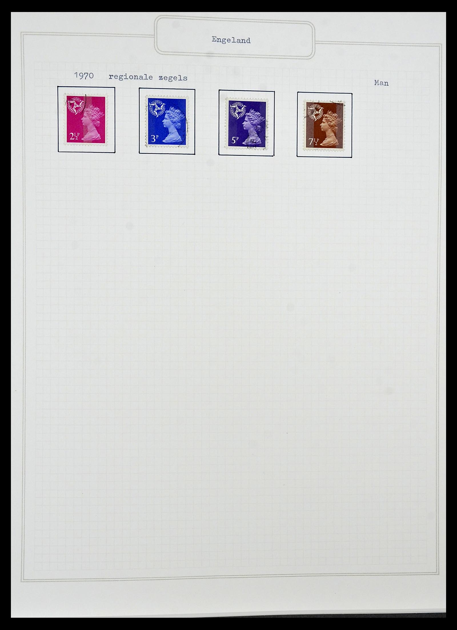 34422 120 - Postzegelverzameling 34422 Engeland 1937-1995.