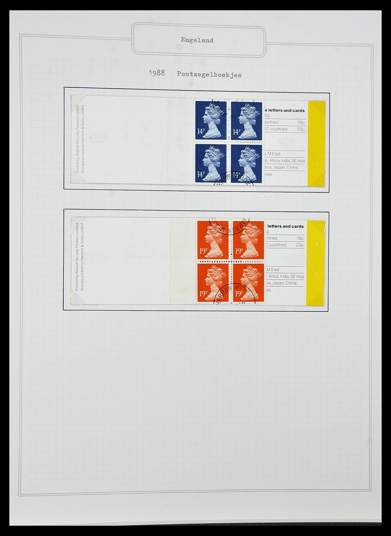34422 139 - Postzegelverzameling 34422 Engeland 1937-1995.