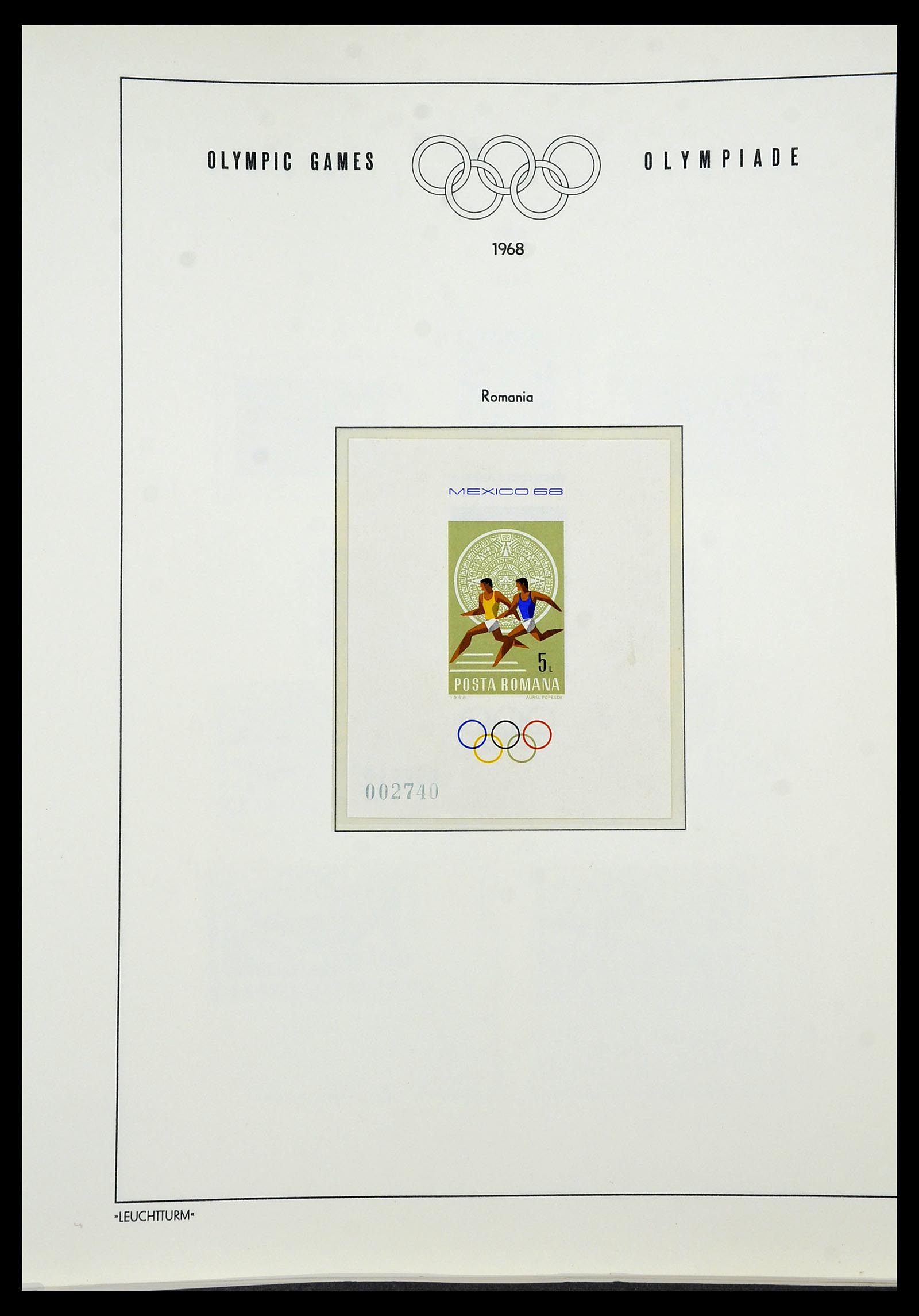 34431 107 - Postzegelverzameling 34431 Olympische Spelen 1964-1968.