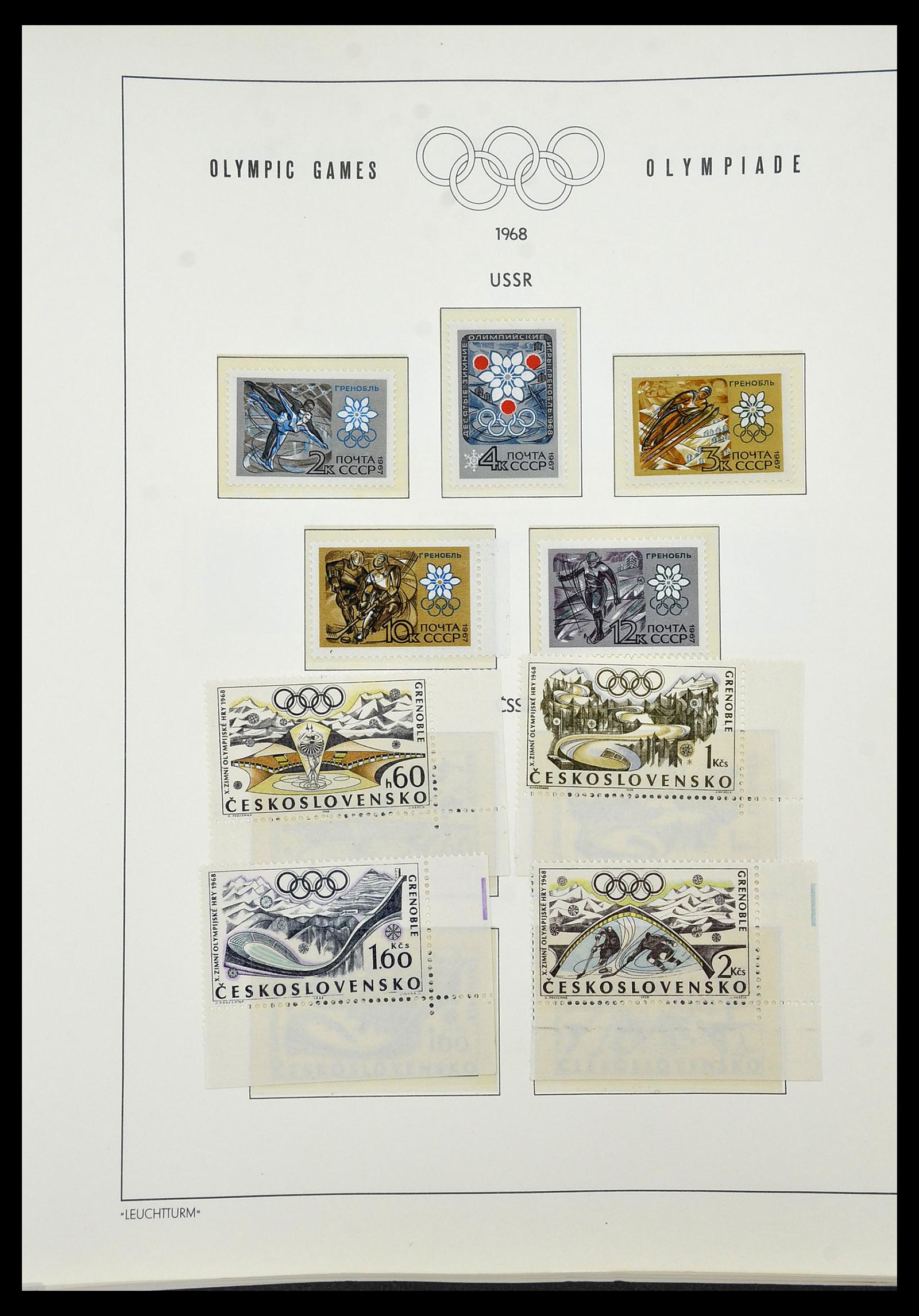 34431 108 - Postzegelverzameling 34431 Olympische Spelen 1964-1968.