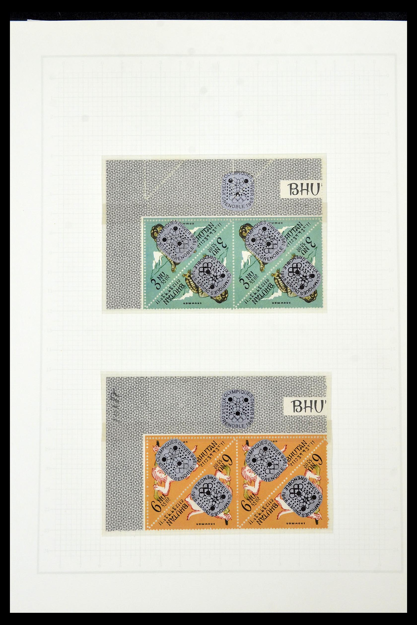 34431 481 - Postzegelverzameling 34431 Olympische Spelen 1964-1968.