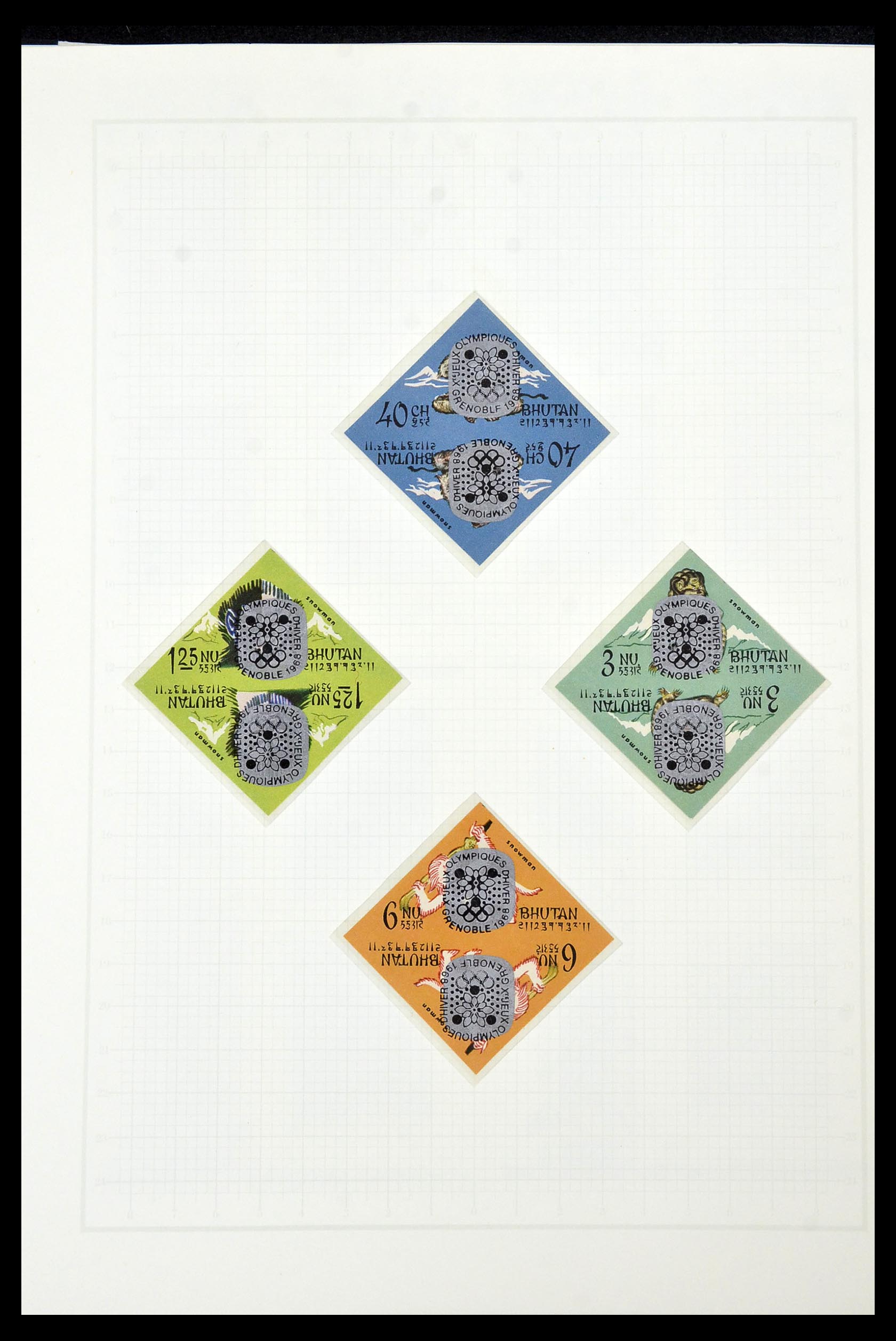 34431 483 - Postzegelverzameling 34431 Olympische Spelen 1964-1968.