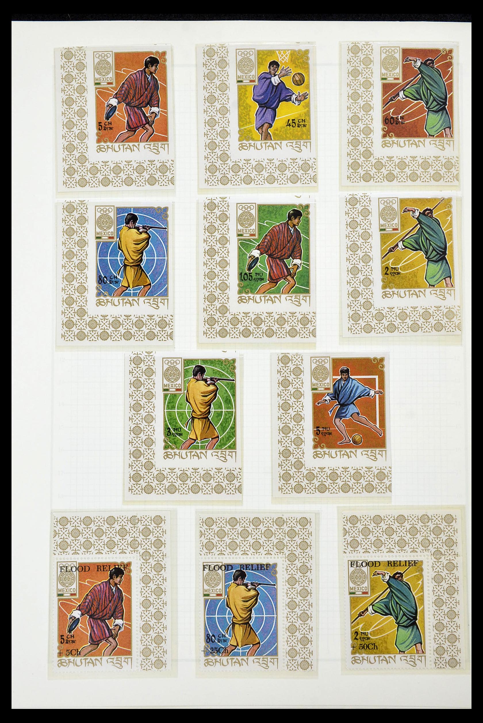 34431 485 - Postzegelverzameling 34431 Olympische Spelen 1964-1968.