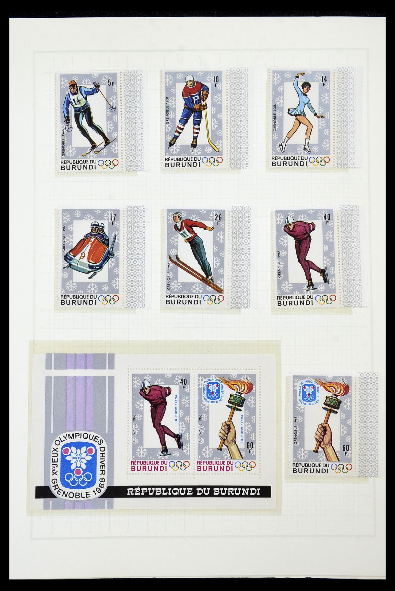 34431 486 - Postzegelverzameling 34431 Olympische Spelen 1964-1968.