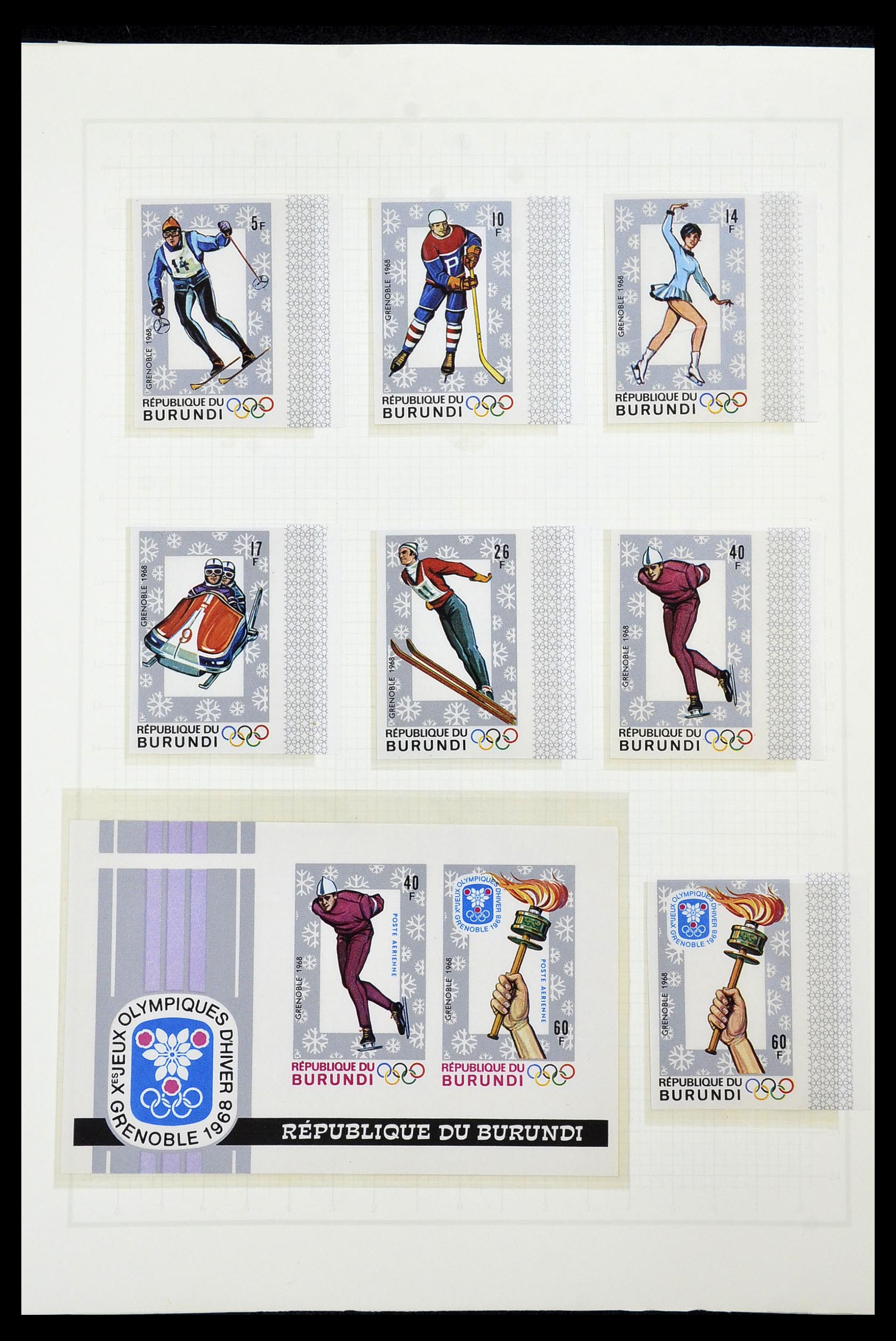 34431 487 - Postzegelverzameling 34431 Olympische Spelen 1964-1968.