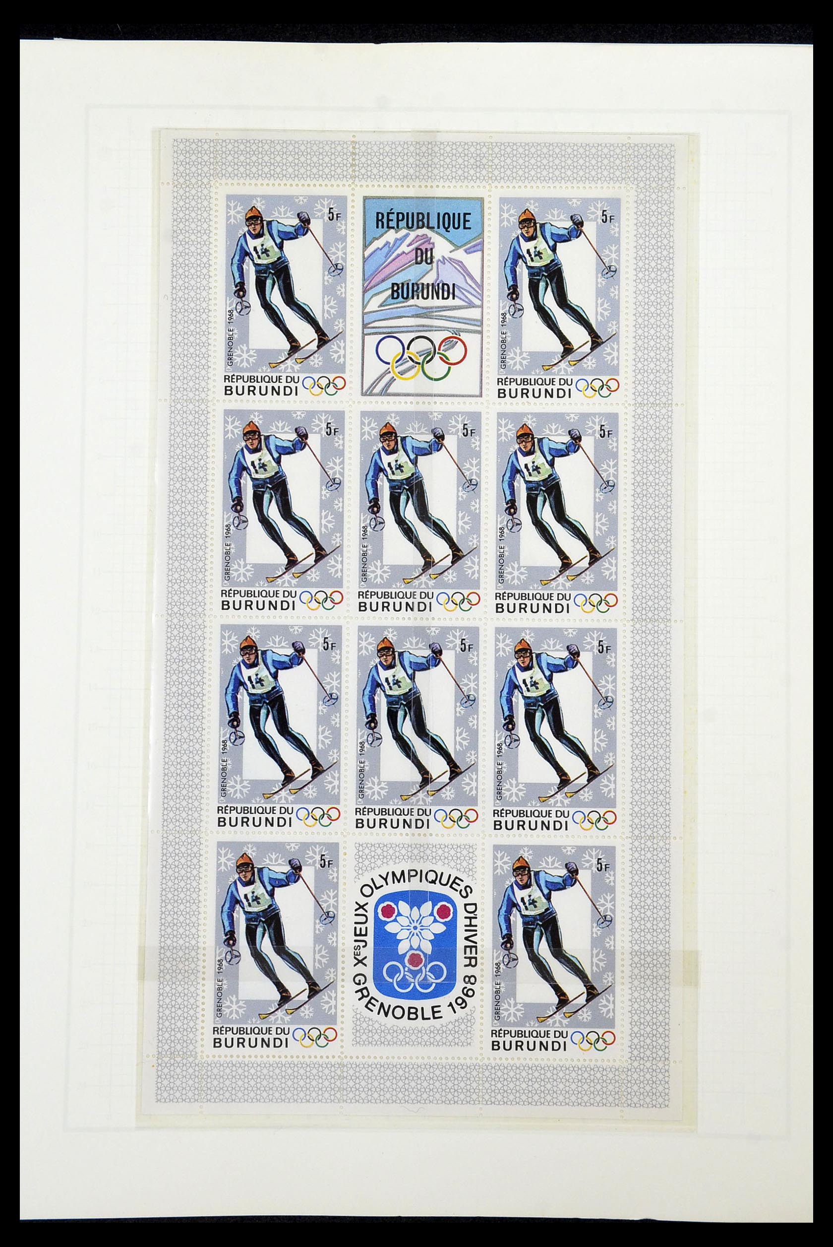 34431 488 - Postzegelverzameling 34431 Olympische Spelen 1964-1968.