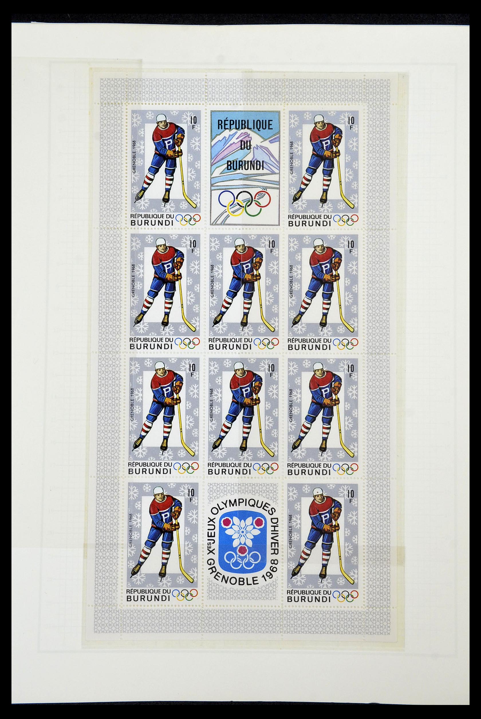 34431 489 - Postzegelverzameling 34431 Olympische Spelen 1964-1968.