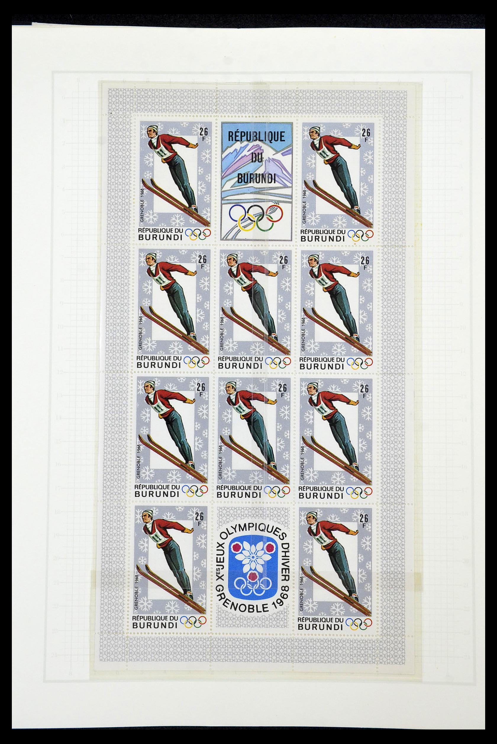 34431 492 - Postzegelverzameling 34431 Olympische Spelen 1964-1968.