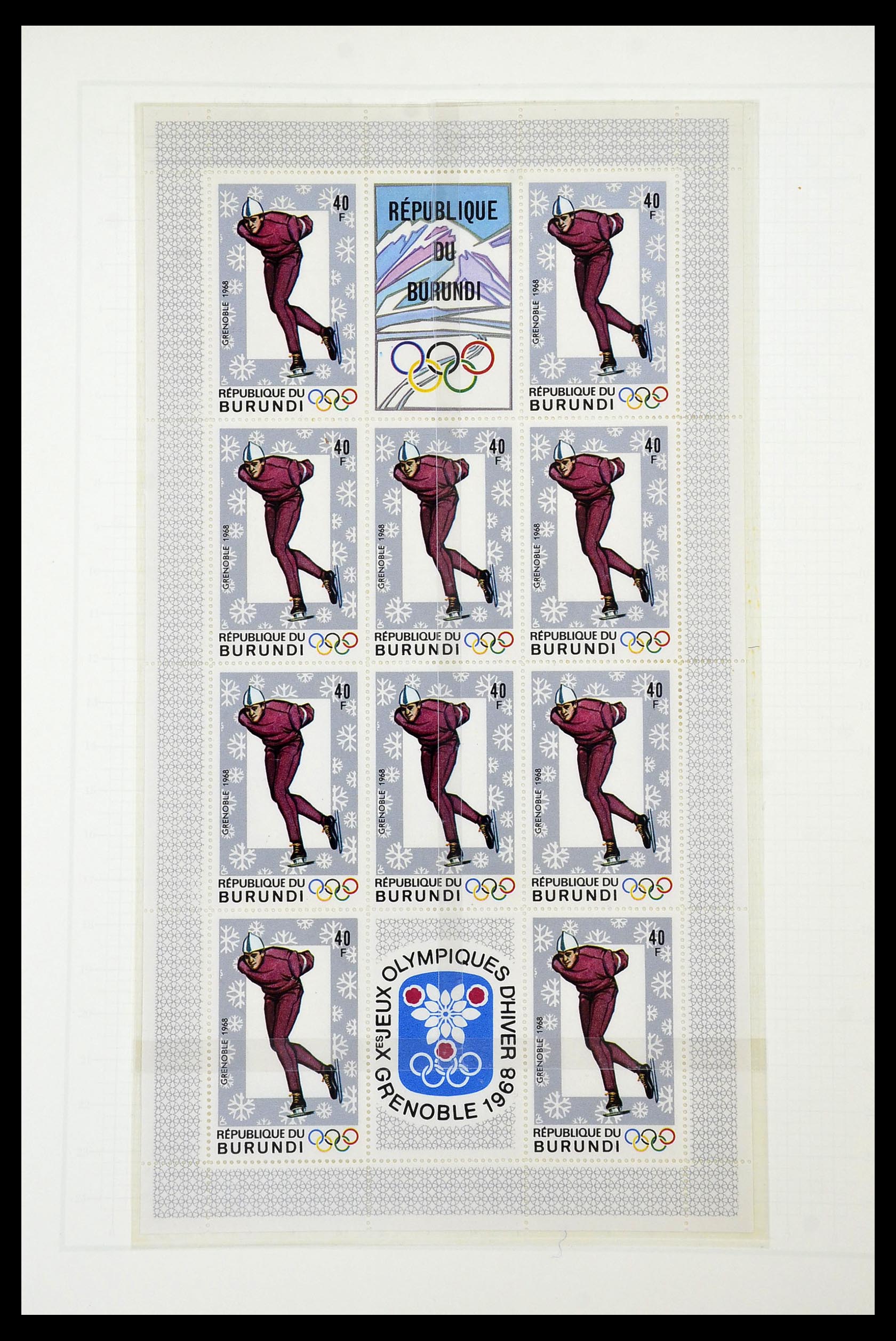 34431 493 - Postzegelverzameling 34431 Olympische Spelen 1964-1968.