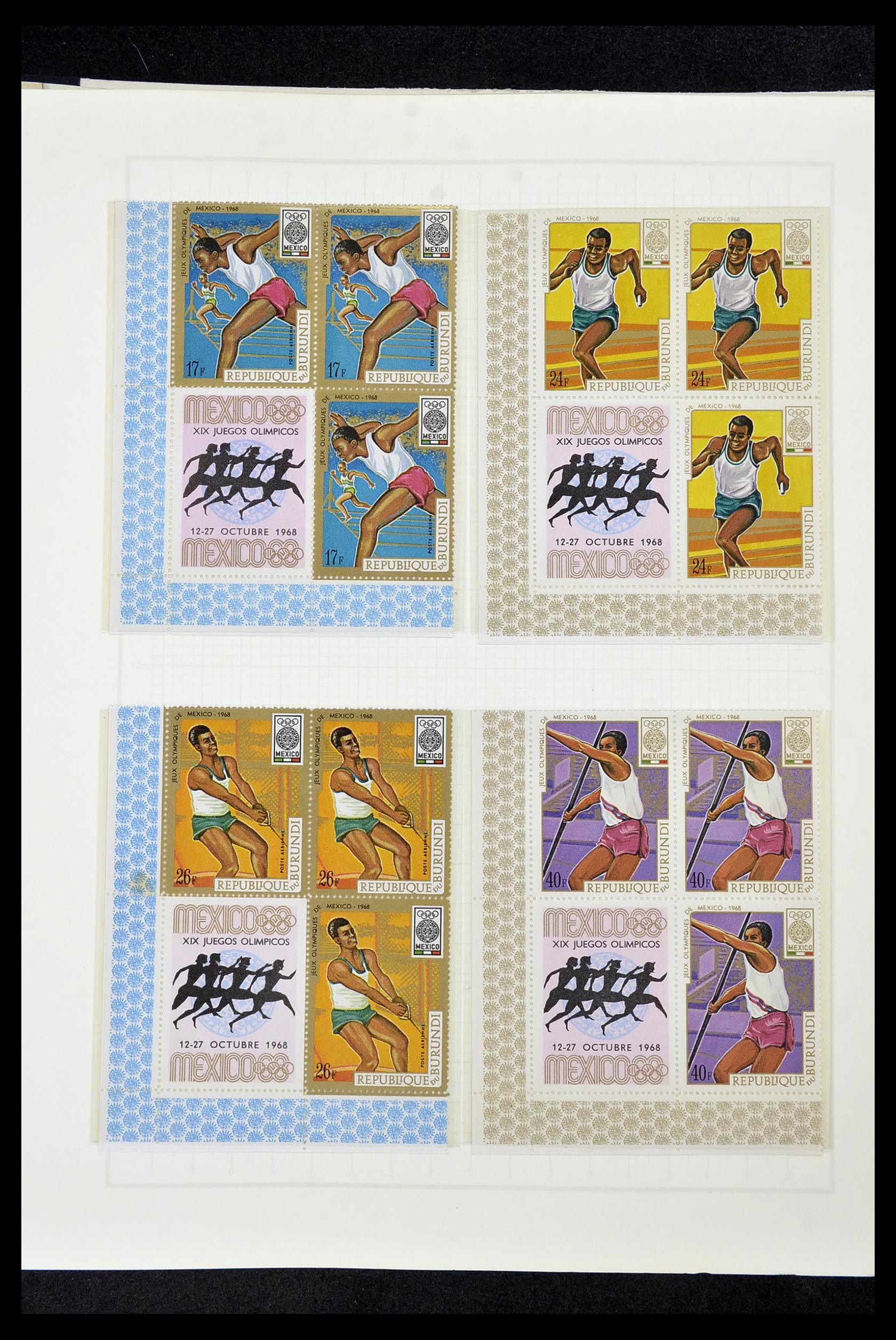 34431 496 - Postzegelverzameling 34431 Olympische Spelen 1964-1968.