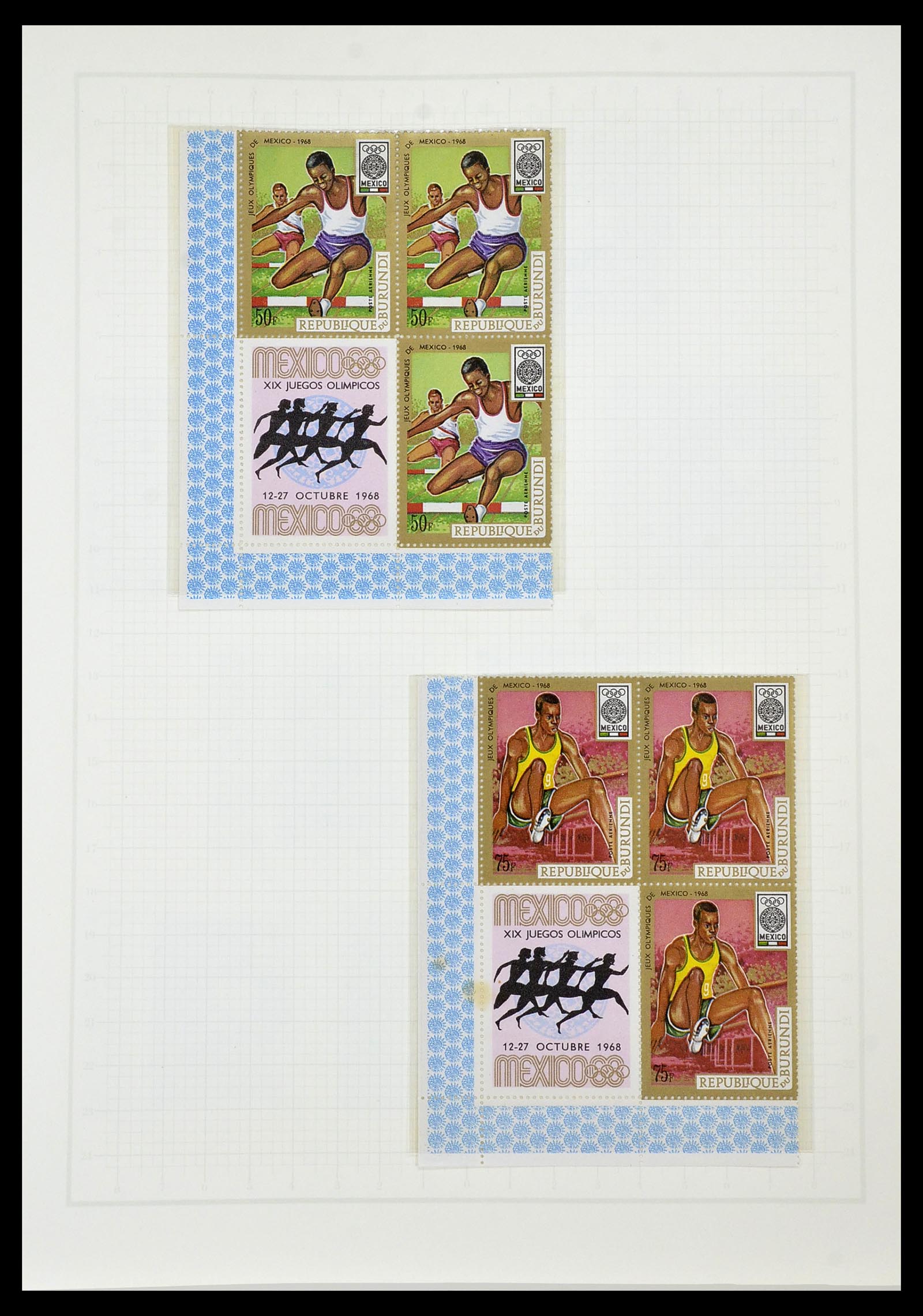 34431 497 - Postzegelverzameling 34431 Olympische Spelen 1964-1968.