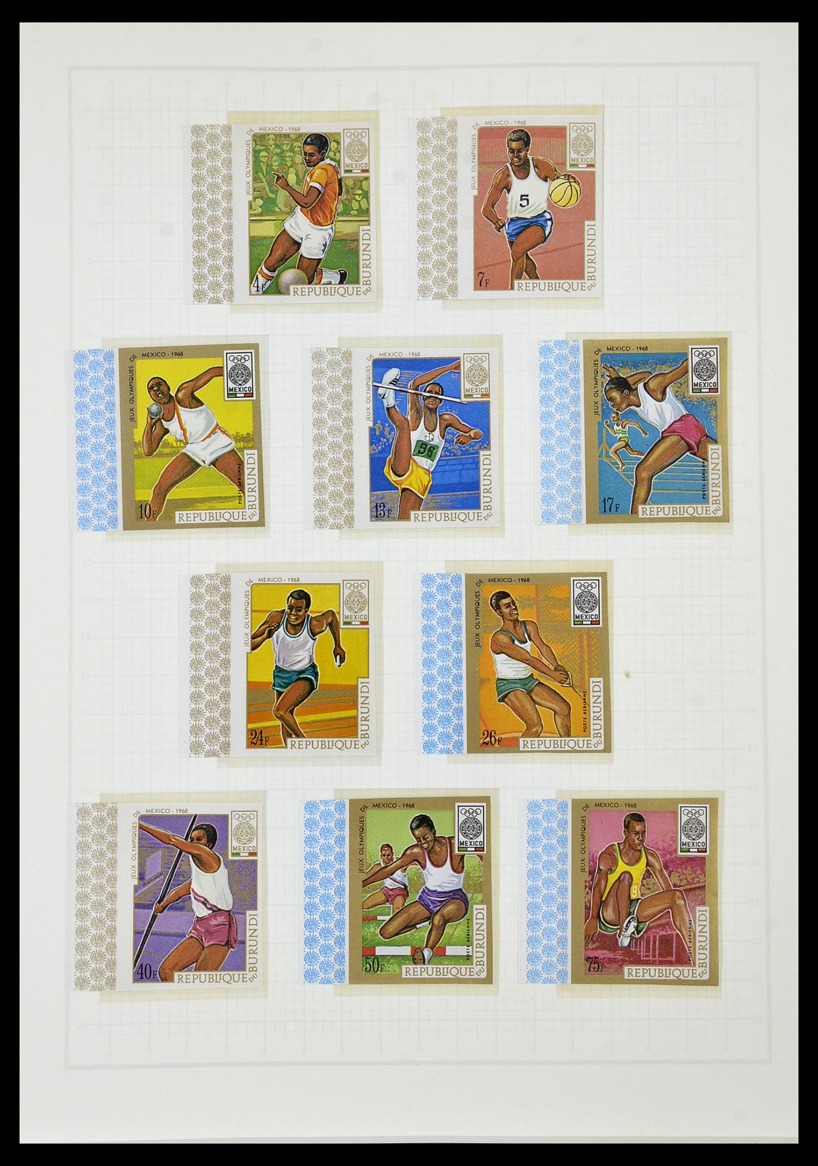 34431 498 - Postzegelverzameling 34431 Olympische Spelen 1964-1968.
