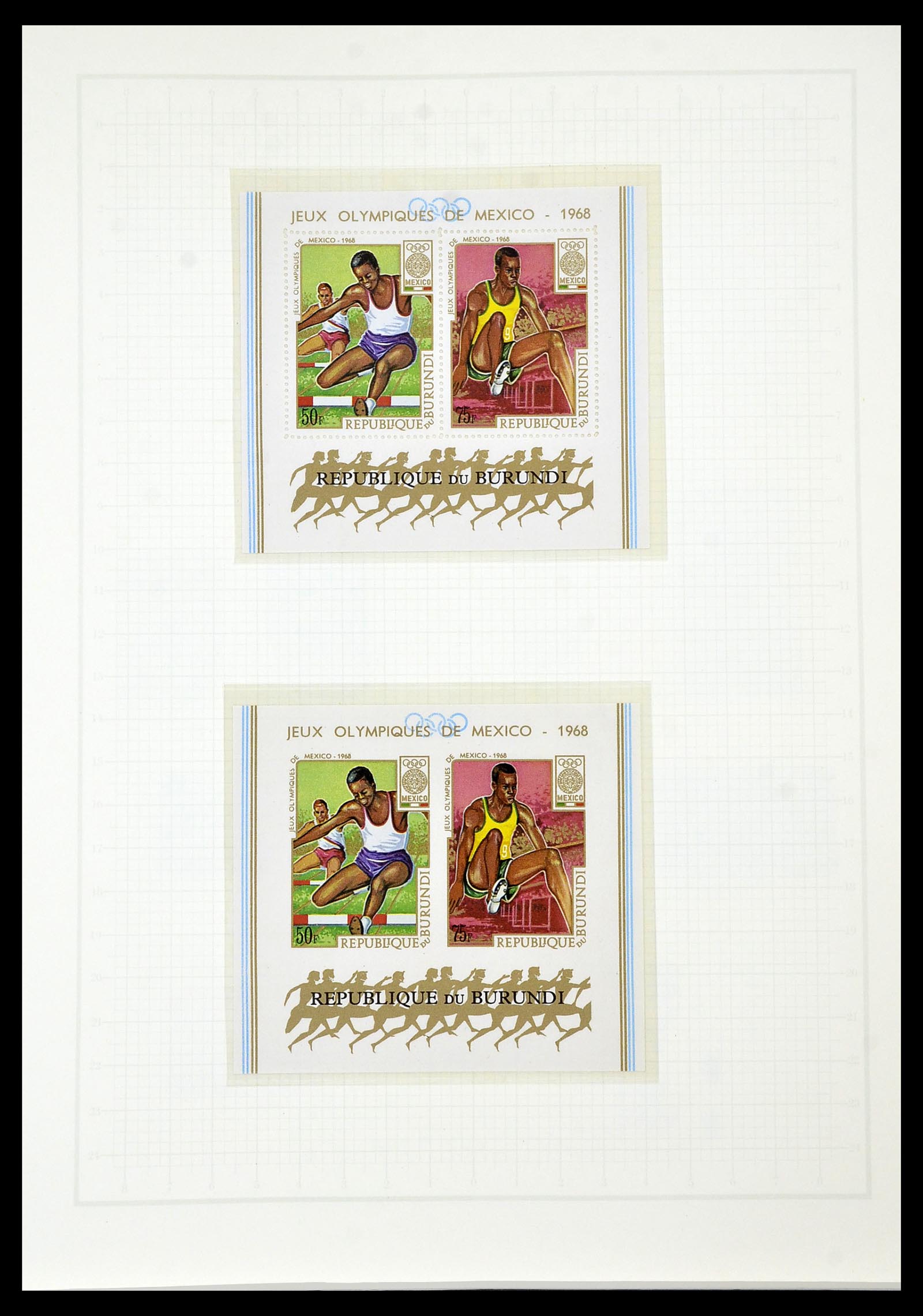 34431 499 - Postzegelverzameling 34431 Olympische Spelen 1964-1968.