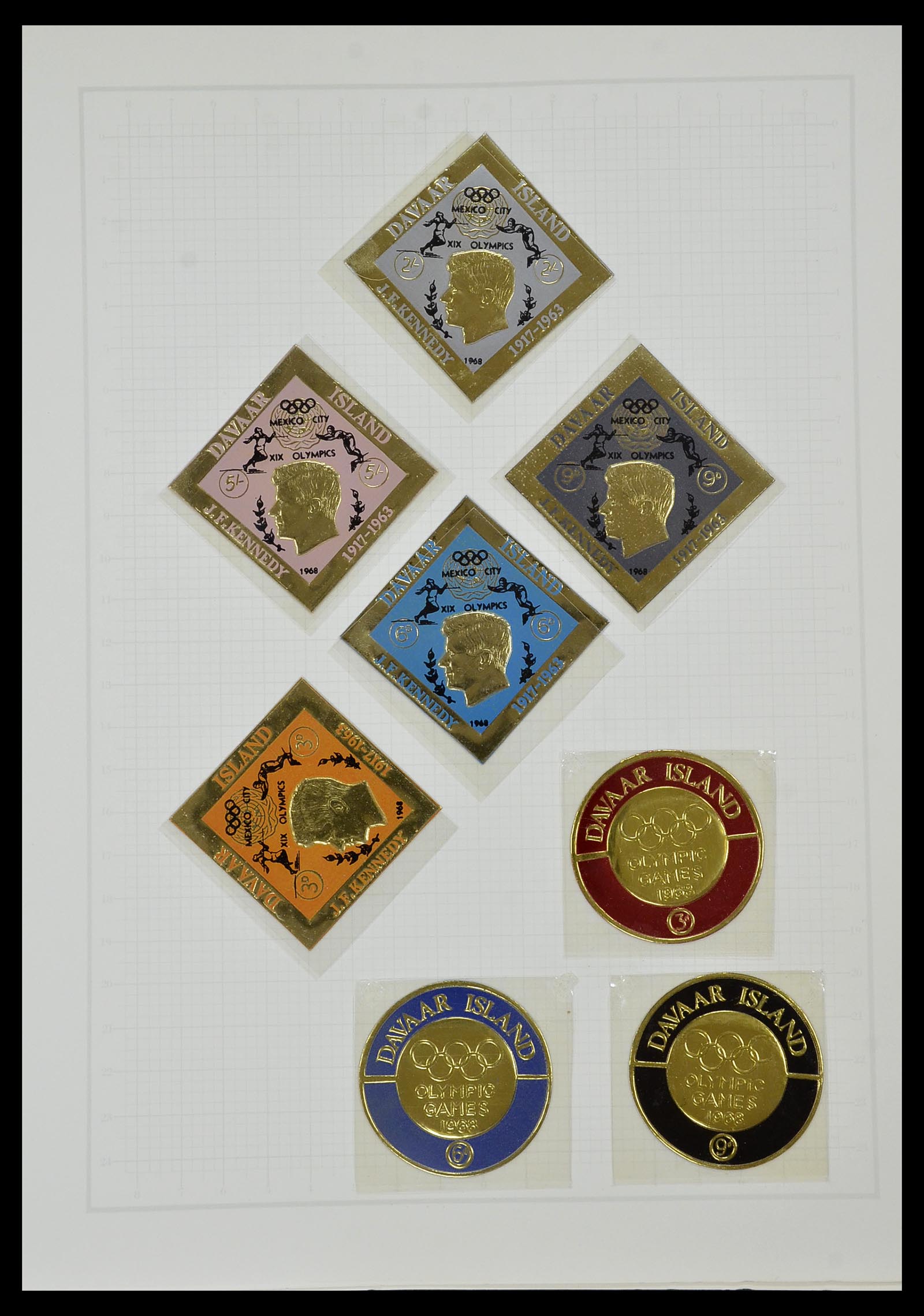 34431 508 - Postzegelverzameling 34431 Olympische Spelen 1964-1968.