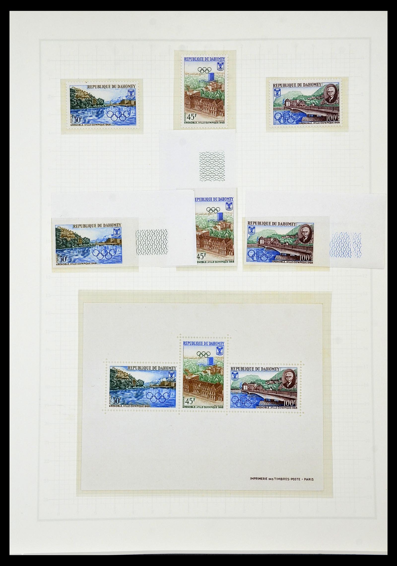 34431 512 - Postzegelverzameling 34431 Olympische Spelen 1964-1968.