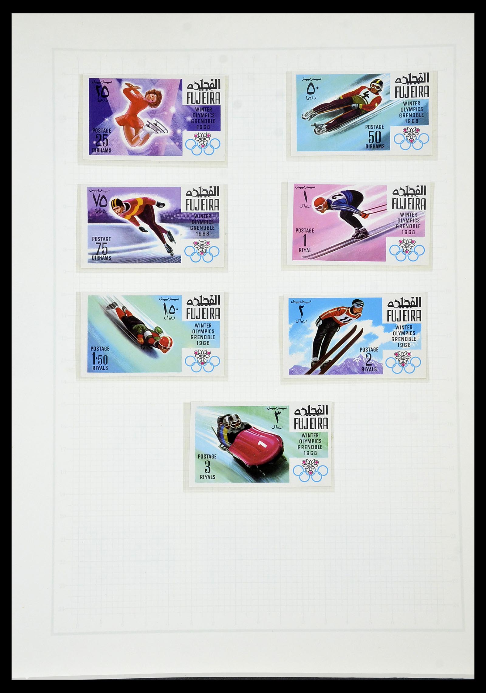 34431 520 - Postzegelverzameling 34431 Olympische Spelen 1964-1968.
