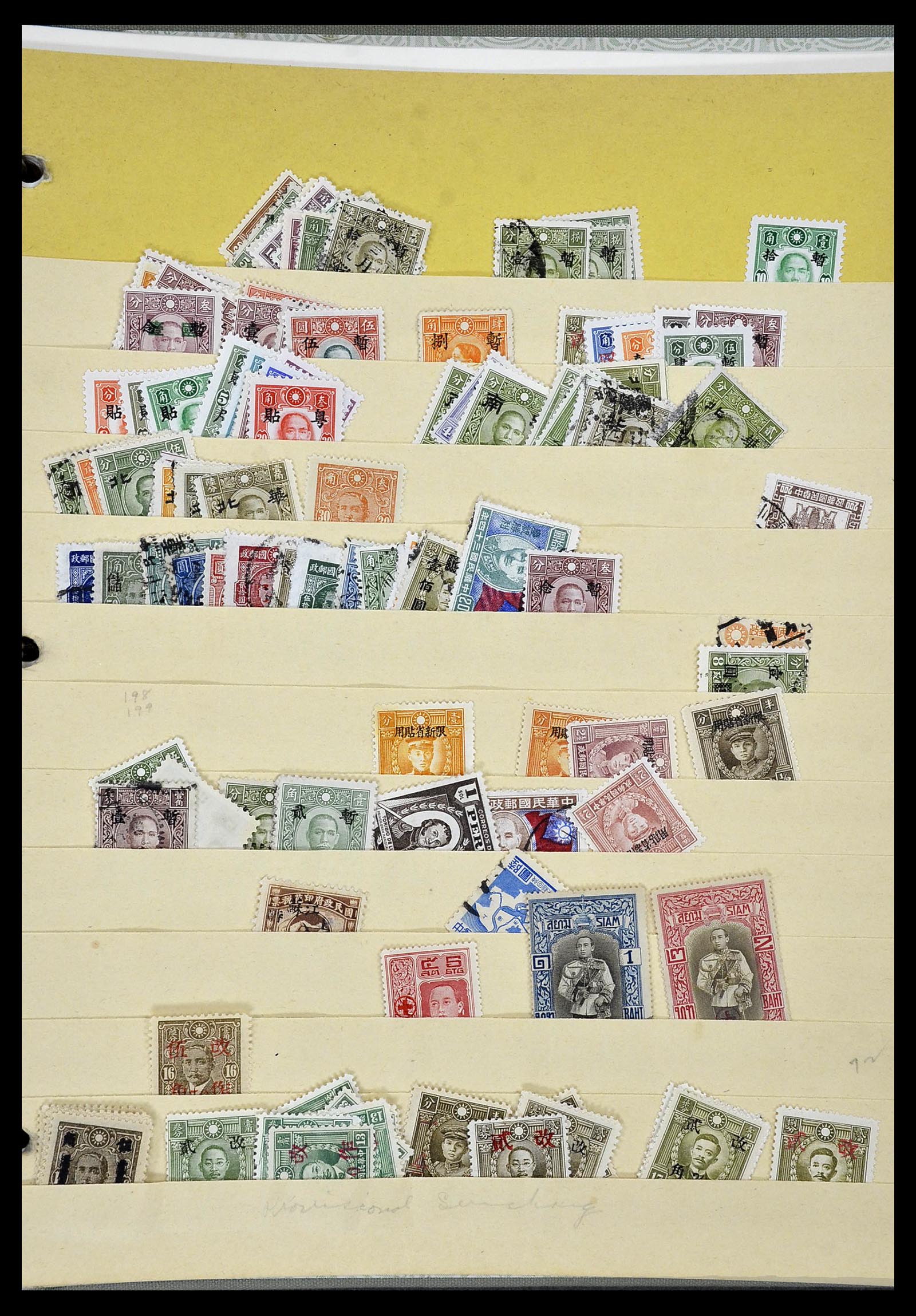 34433 053 - Postzegelverzameling 34433 Wereld 1883-1950.