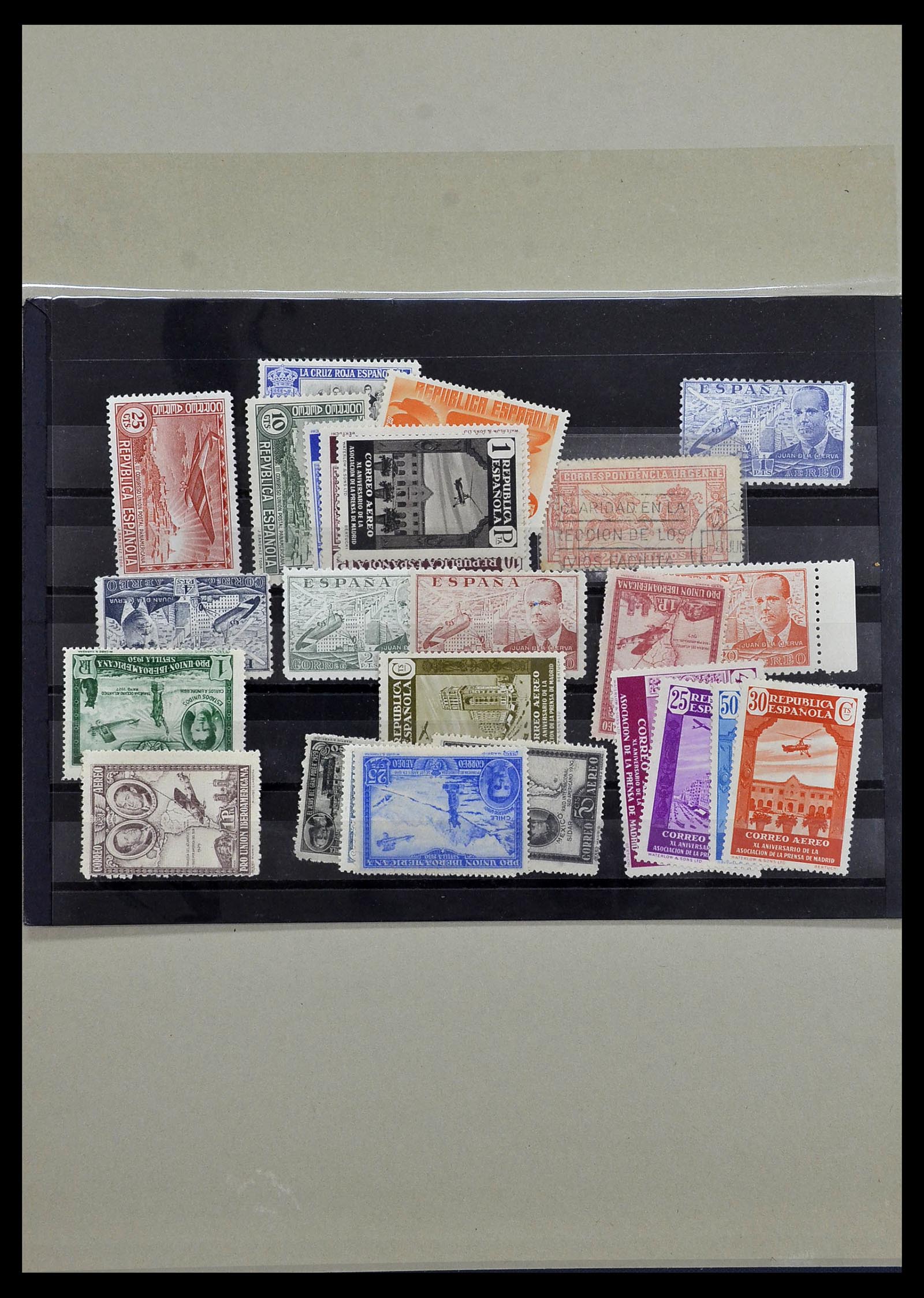 34440 077 - Postzegelverzameling 34440 Spanje 1850-1969.