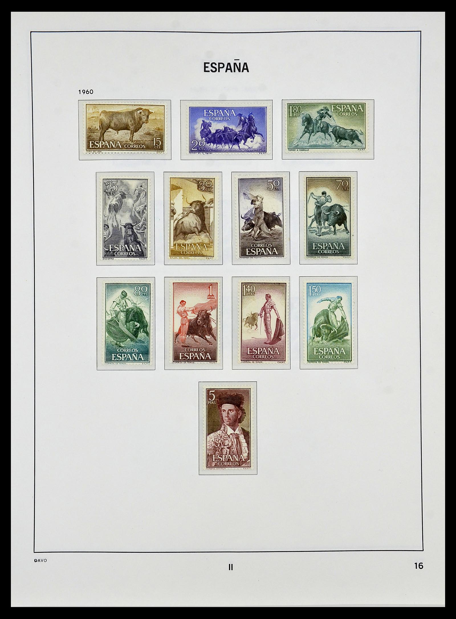34440 093 - Postzegelverzameling 34440 Spanje 1850-1969.