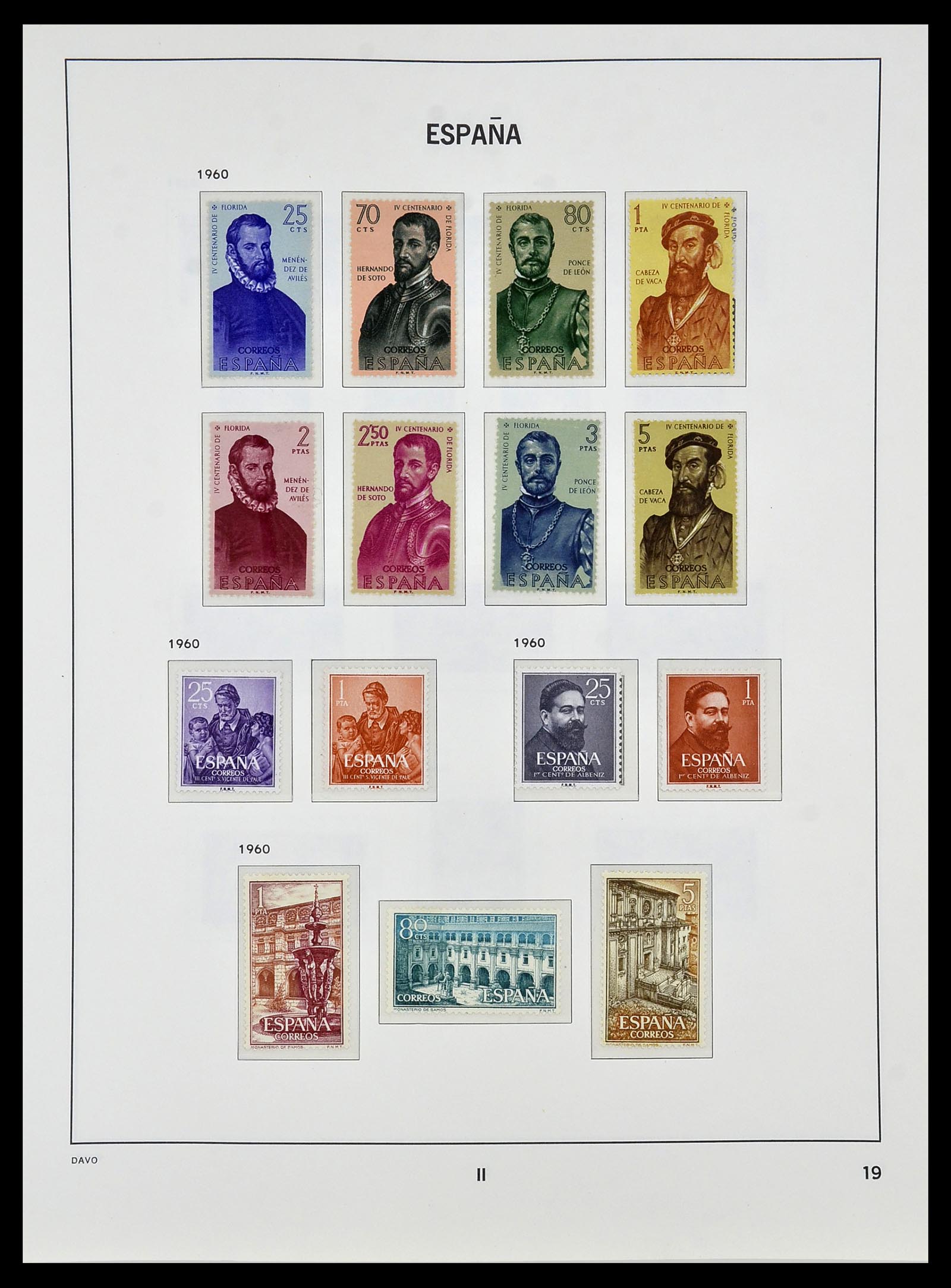 34440 096 - Postzegelverzameling 34440 Spanje 1850-1969.