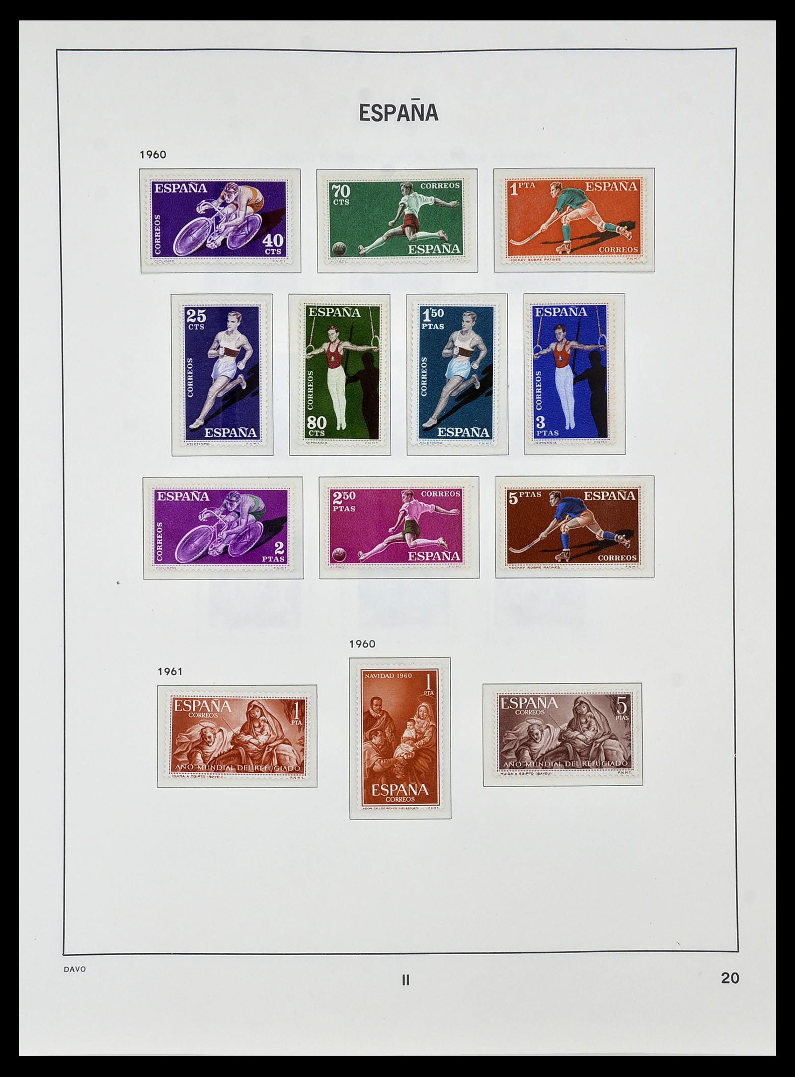 34440 097 - Postzegelverzameling 34440 Spanje 1850-1969.