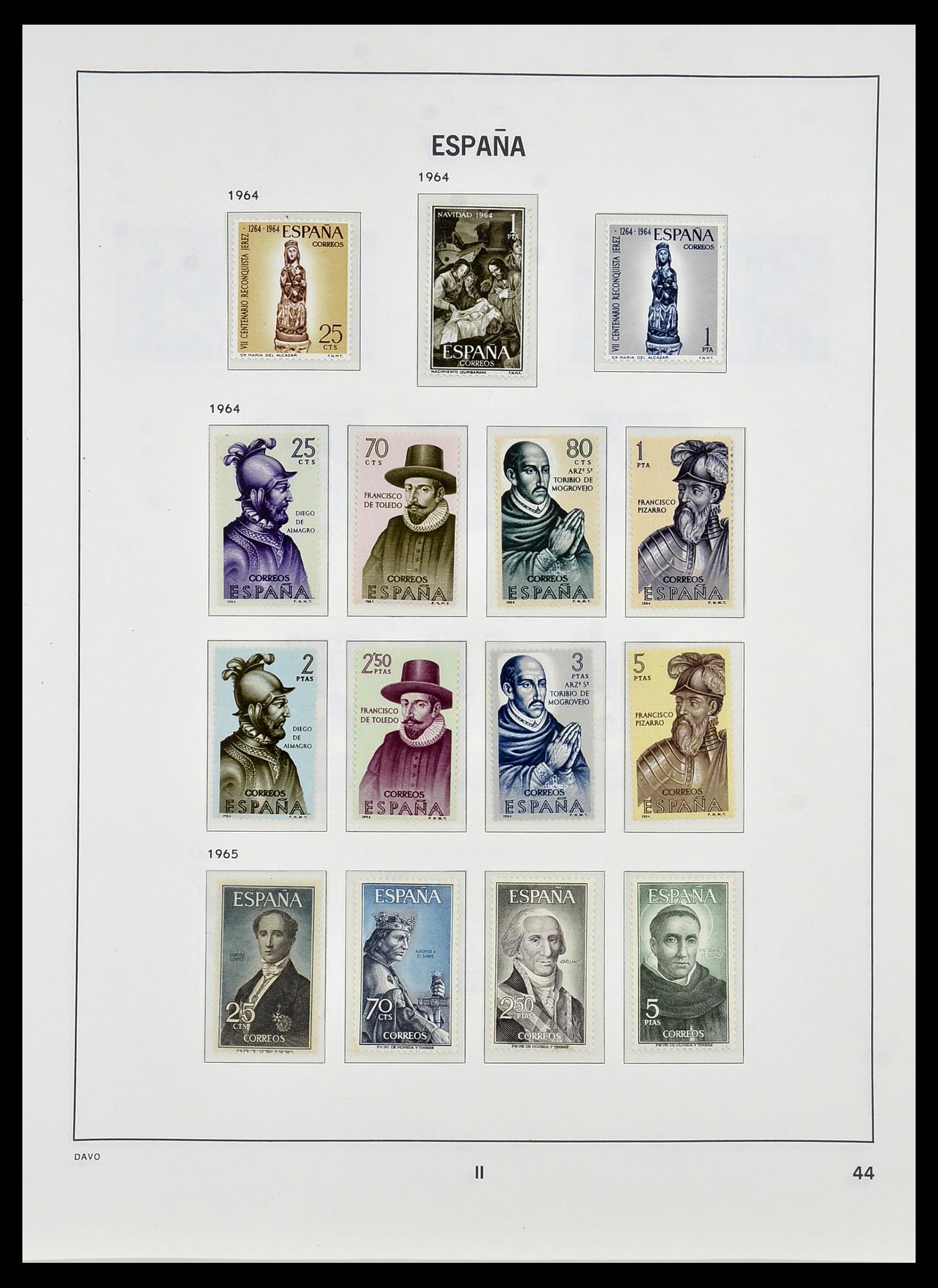 34440 121 - Postzegelverzameling 34440 Spanje 1850-1969.