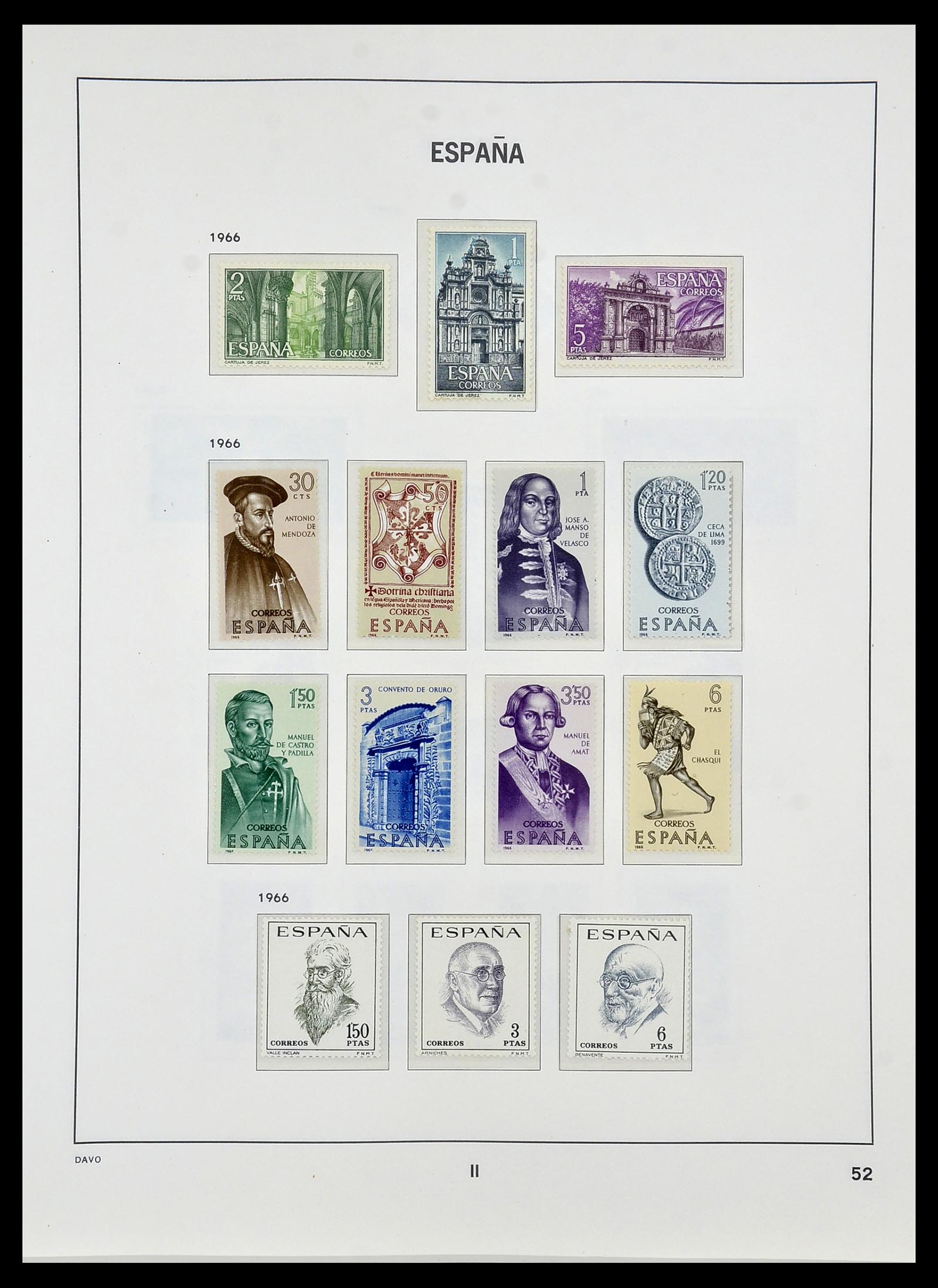 34440 129 - Postzegelverzameling 34440 Spanje 1850-1969.
