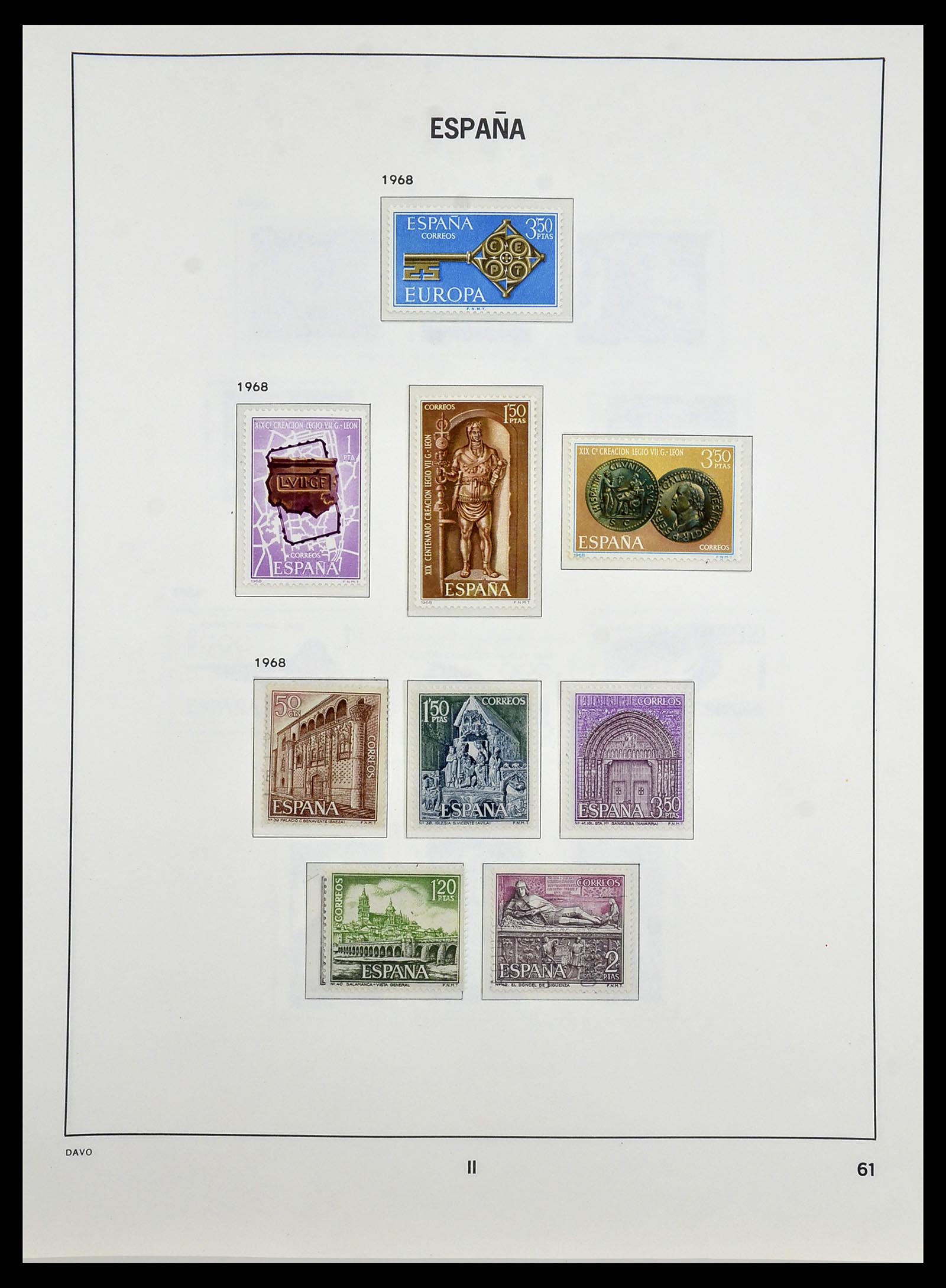 34440 138 - Postzegelverzameling 34440 Spanje 1850-1969.