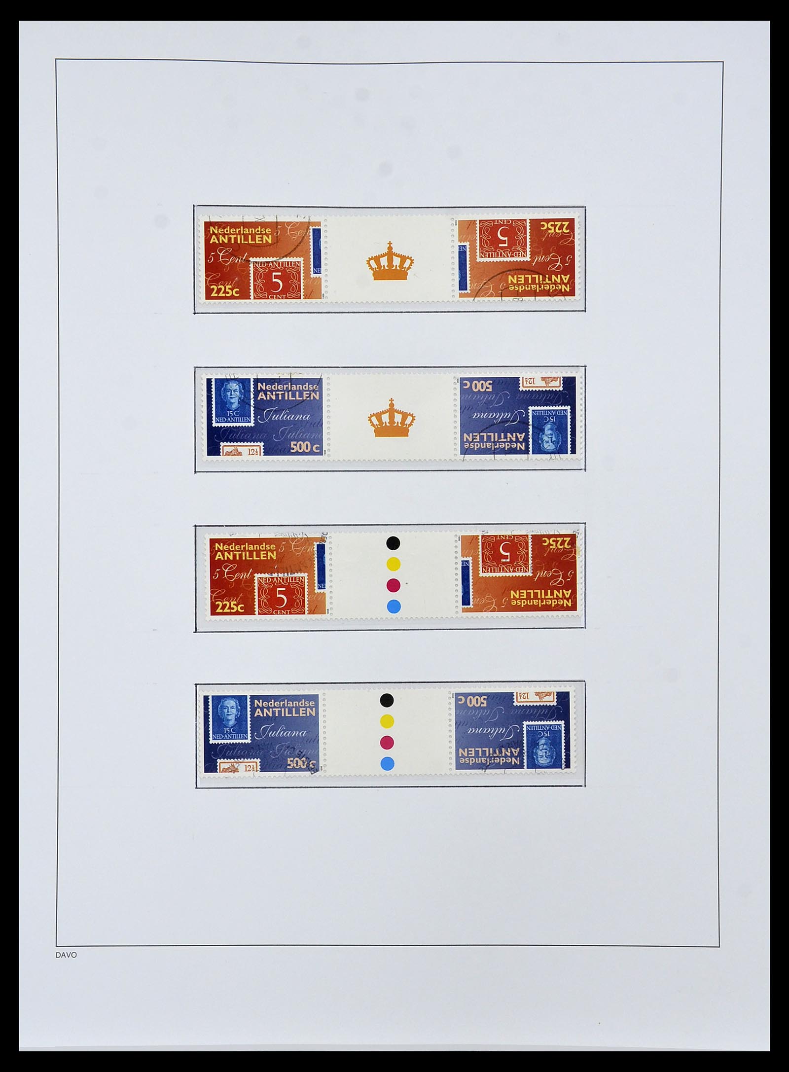 34455 125 - Postzegelverzameling 34455 Curaçao/Antillen 1873-1999.