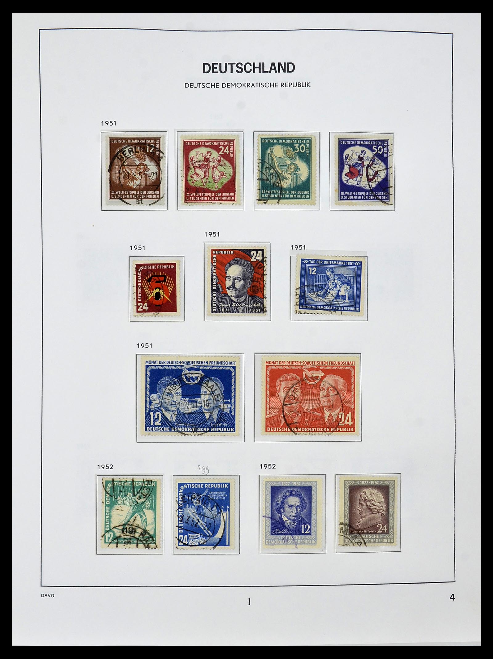 34459 005 - Postzegelverzameling 34459 DDR 1948-1990.
