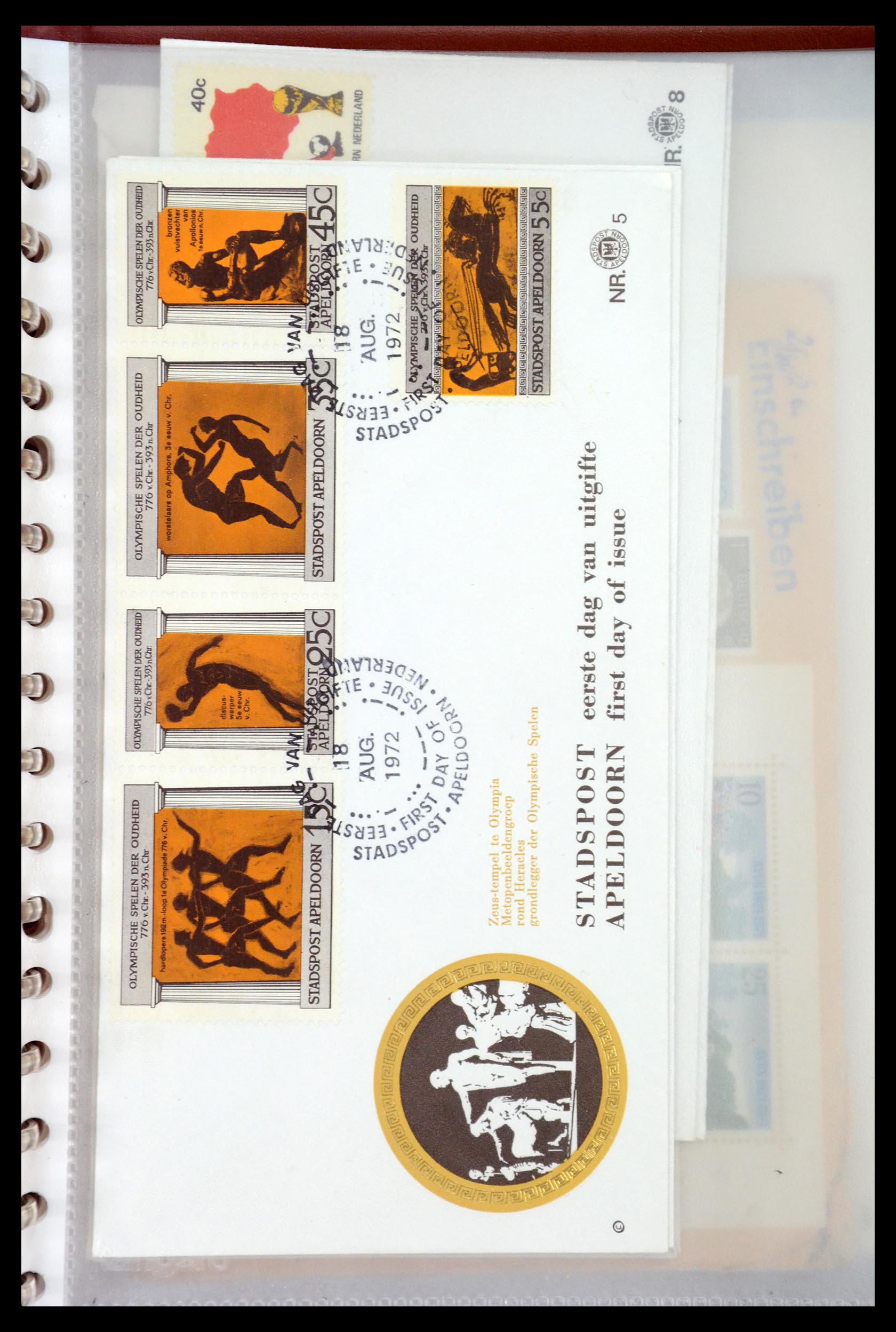 34460 6551 - Postzegelverzameling 34460 Motief Sport 1896-2018!