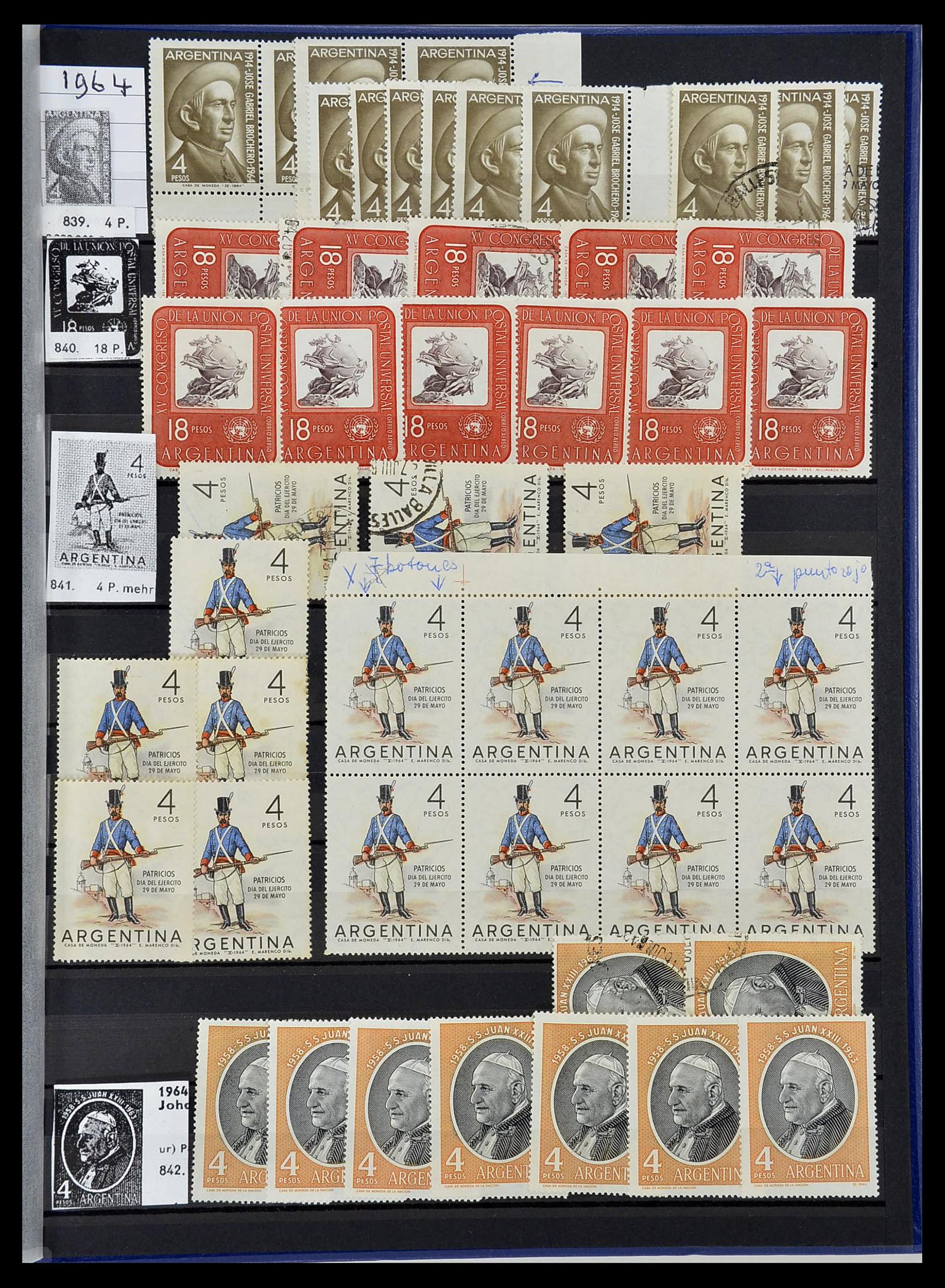 34490 123 - Stamp Collection 34490 Argentina 1858-2002.