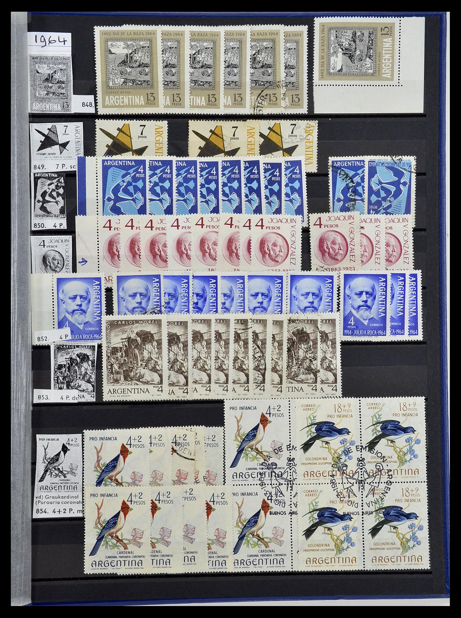 34490 125 - Stamp Collection 34490 Argentina 1858-2002.