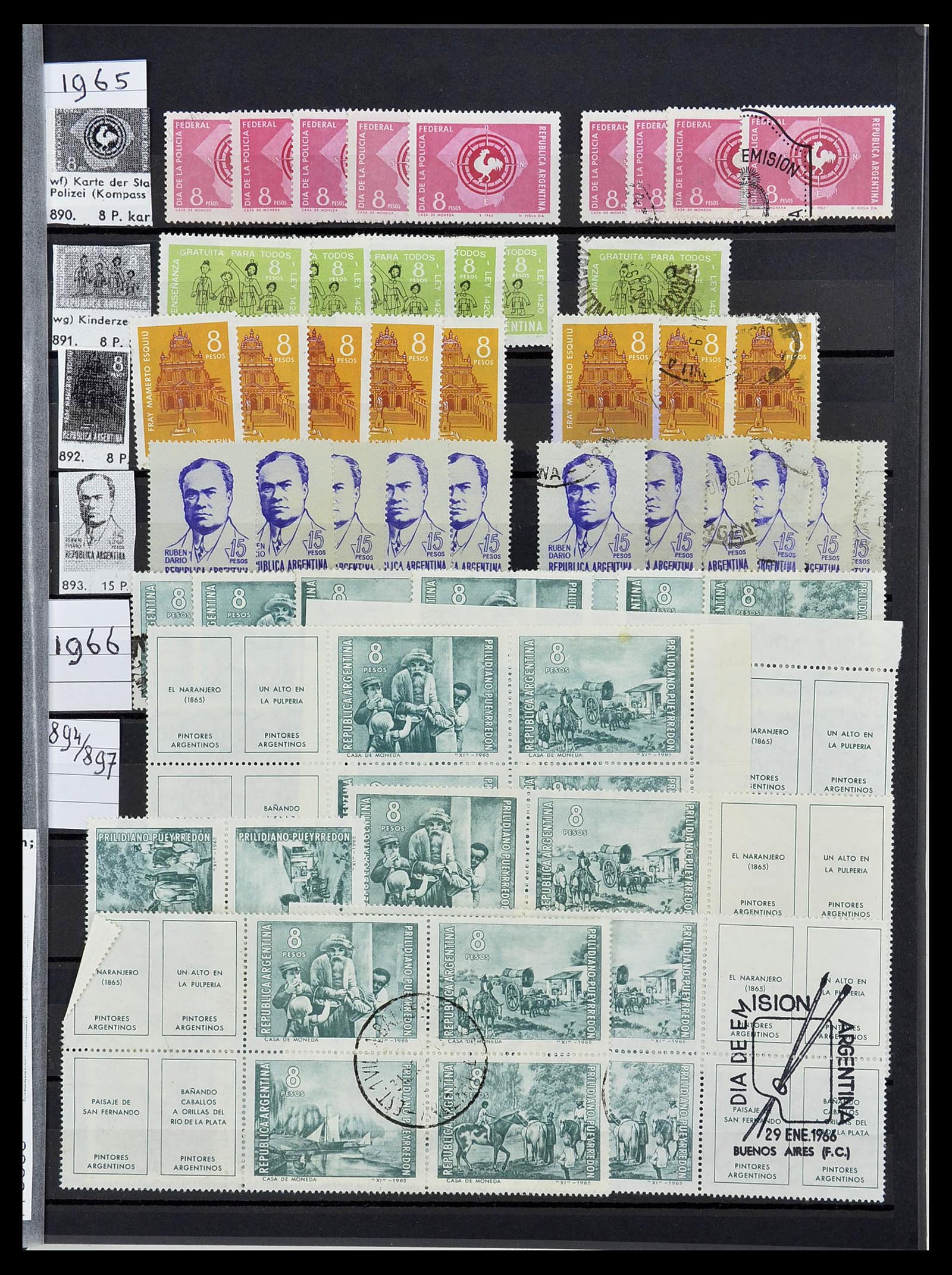 34490 131 - Stamp Collection 34490 Argentina 1858-2002.
