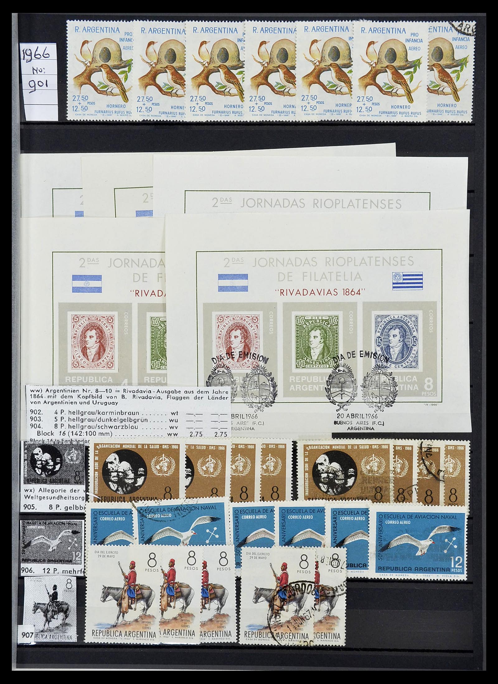 34490 133 - Stamp Collection 34490 Argentina 1858-2002.