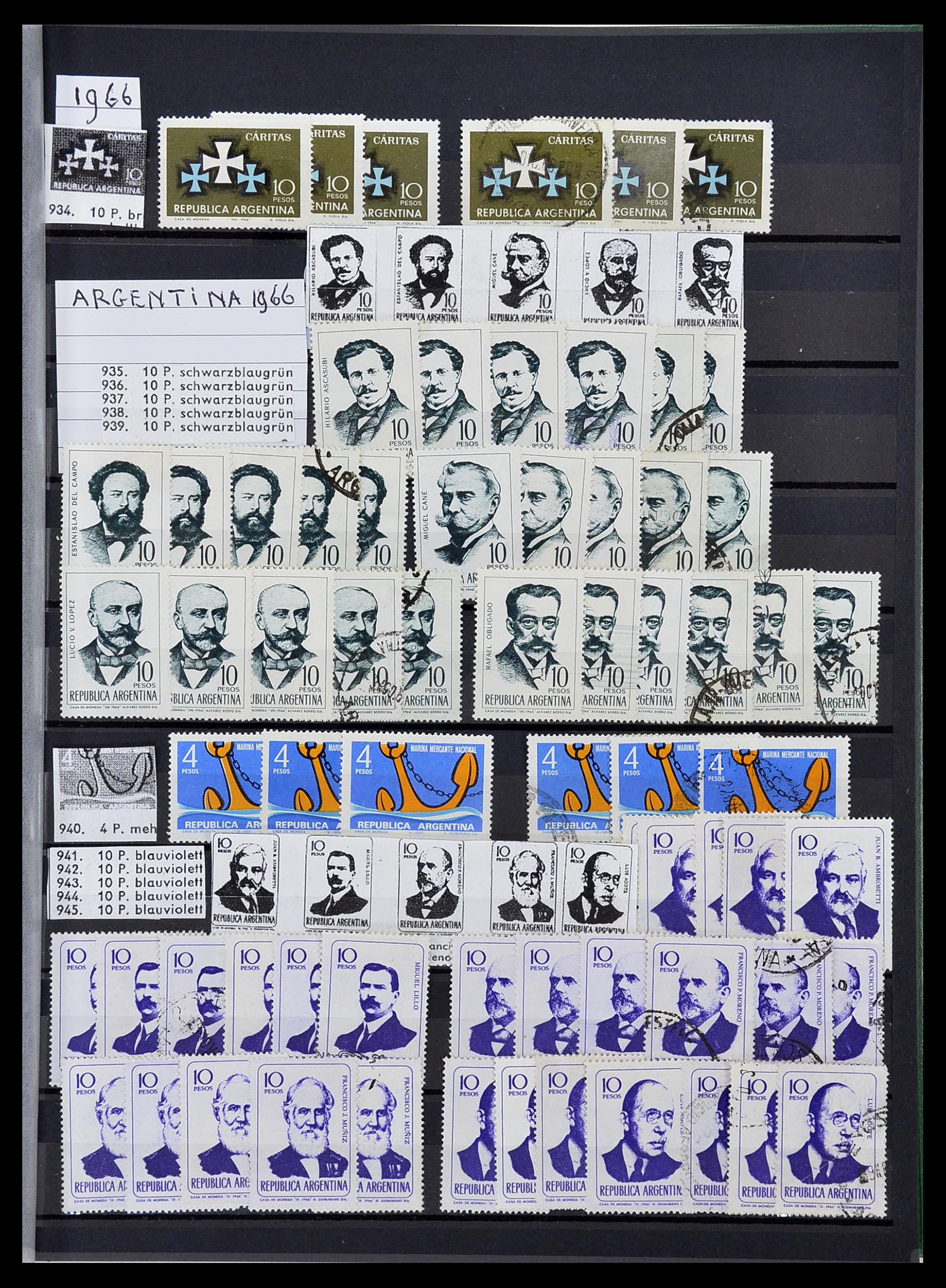 34490 139 - Stamp Collection 34490 Argentina 1858-2002.