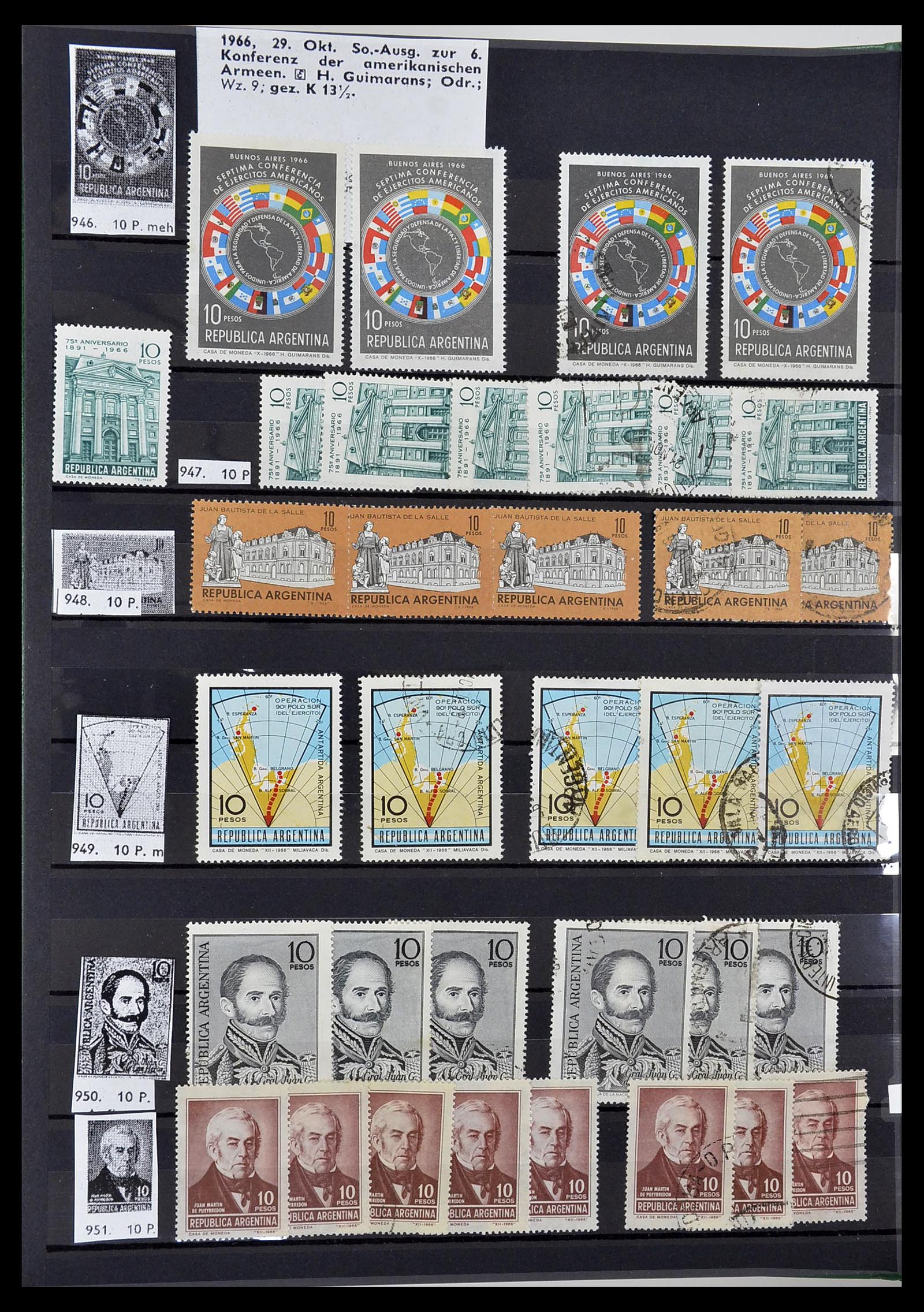 34490 140 - Stamp Collection 34490 Argentina 1858-2002.