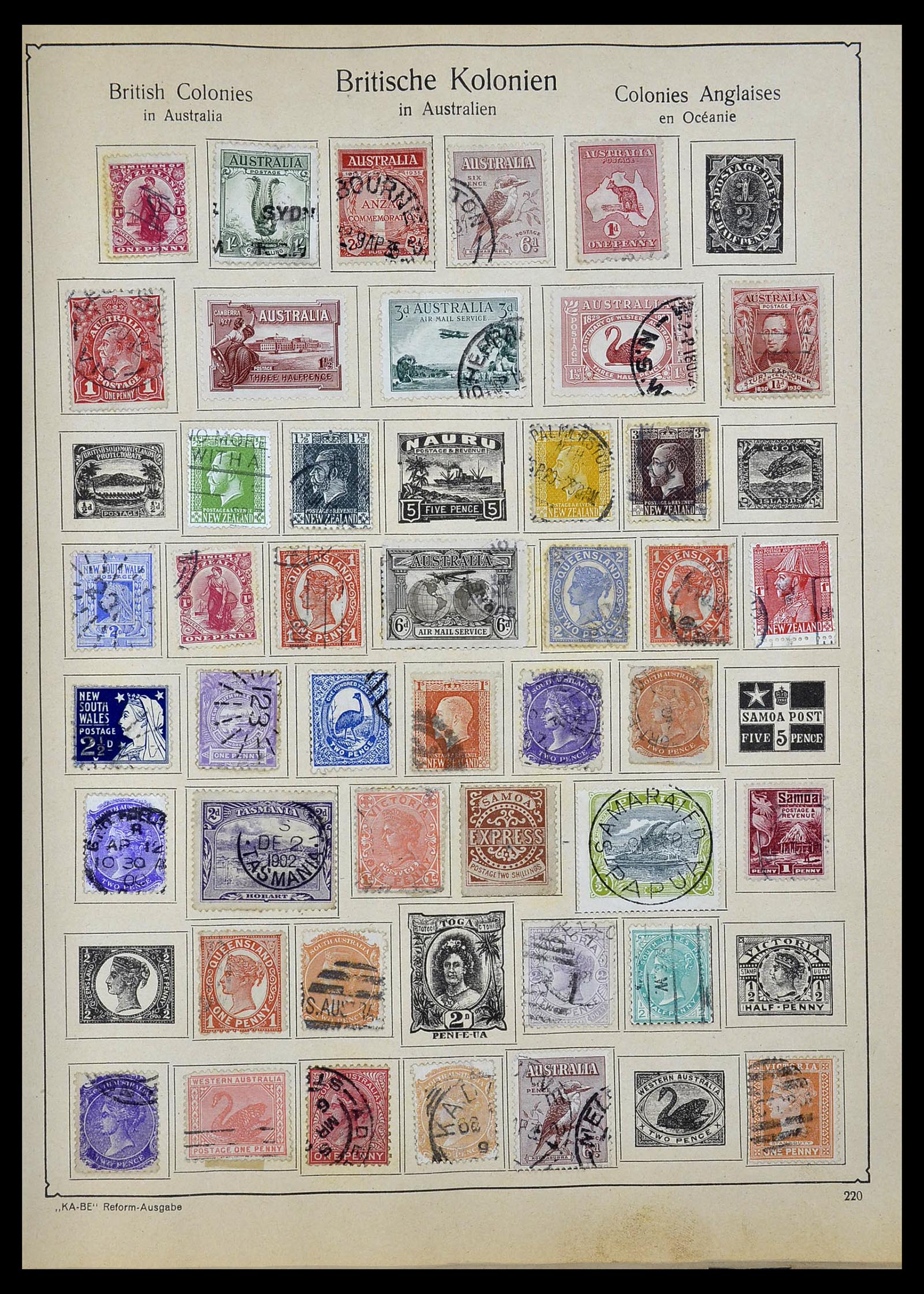 34506 015 - Postzegelverzameling 34506 Wereld 1870-1935.