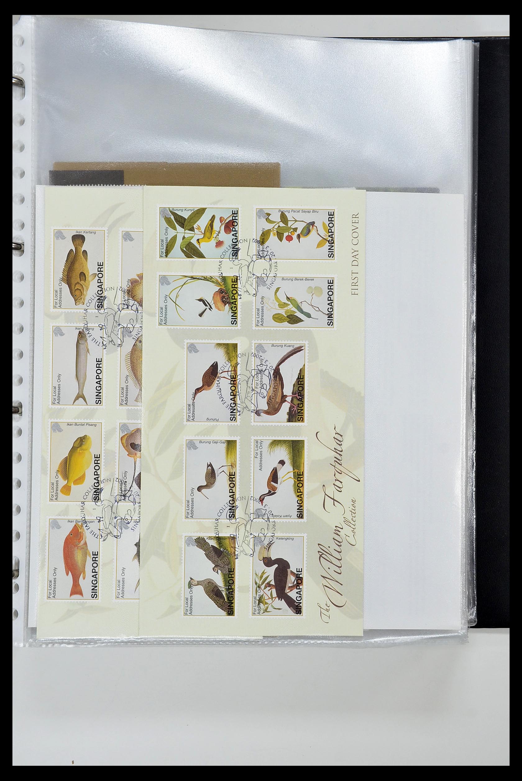 34514 143 - Postzegelverzameling 34514 Maleisië en Singapore 1945-2008.