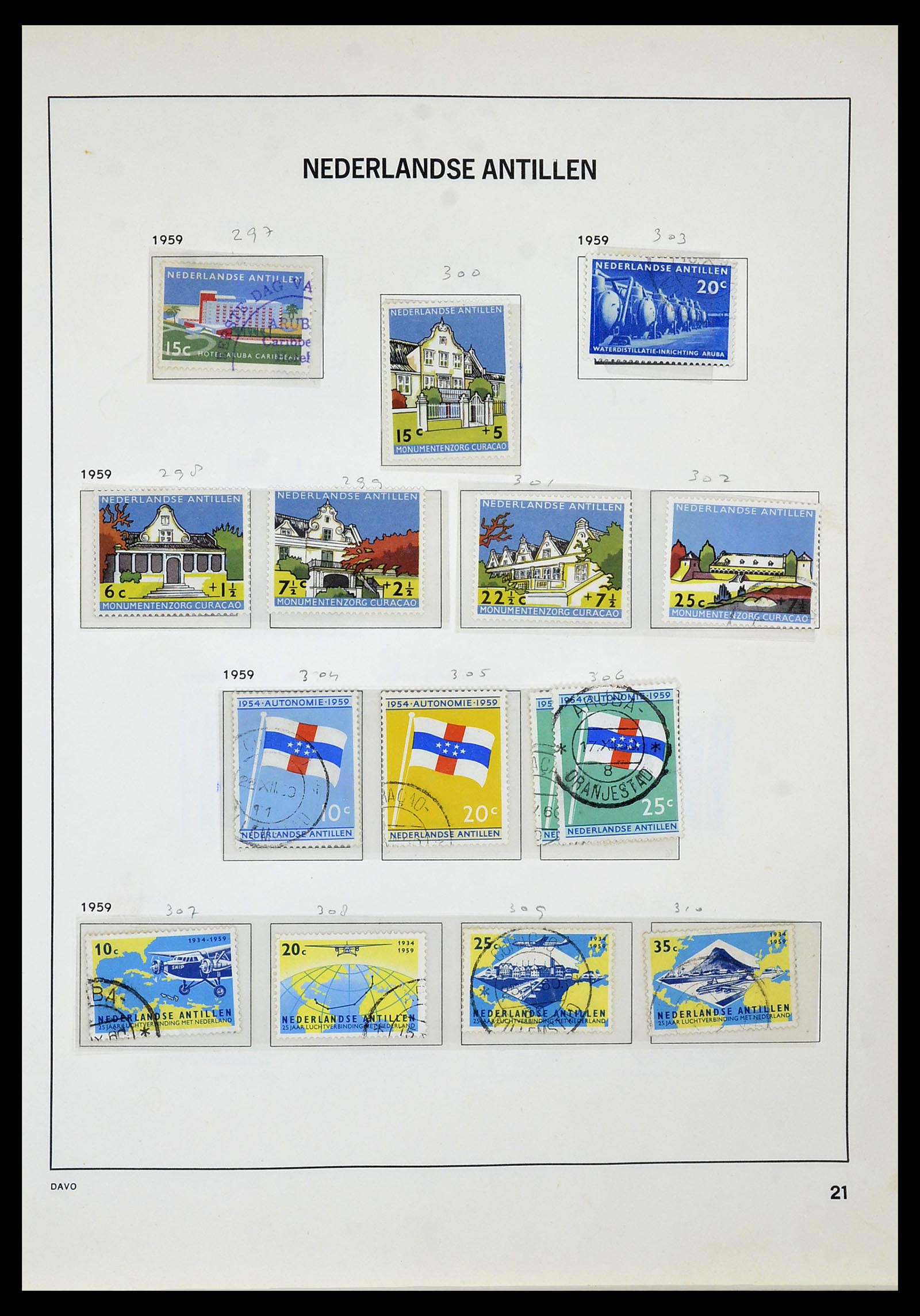 34520 061 - Postzegelverzameling 34520 Overzeese gebiedsdelen 1864-1975.