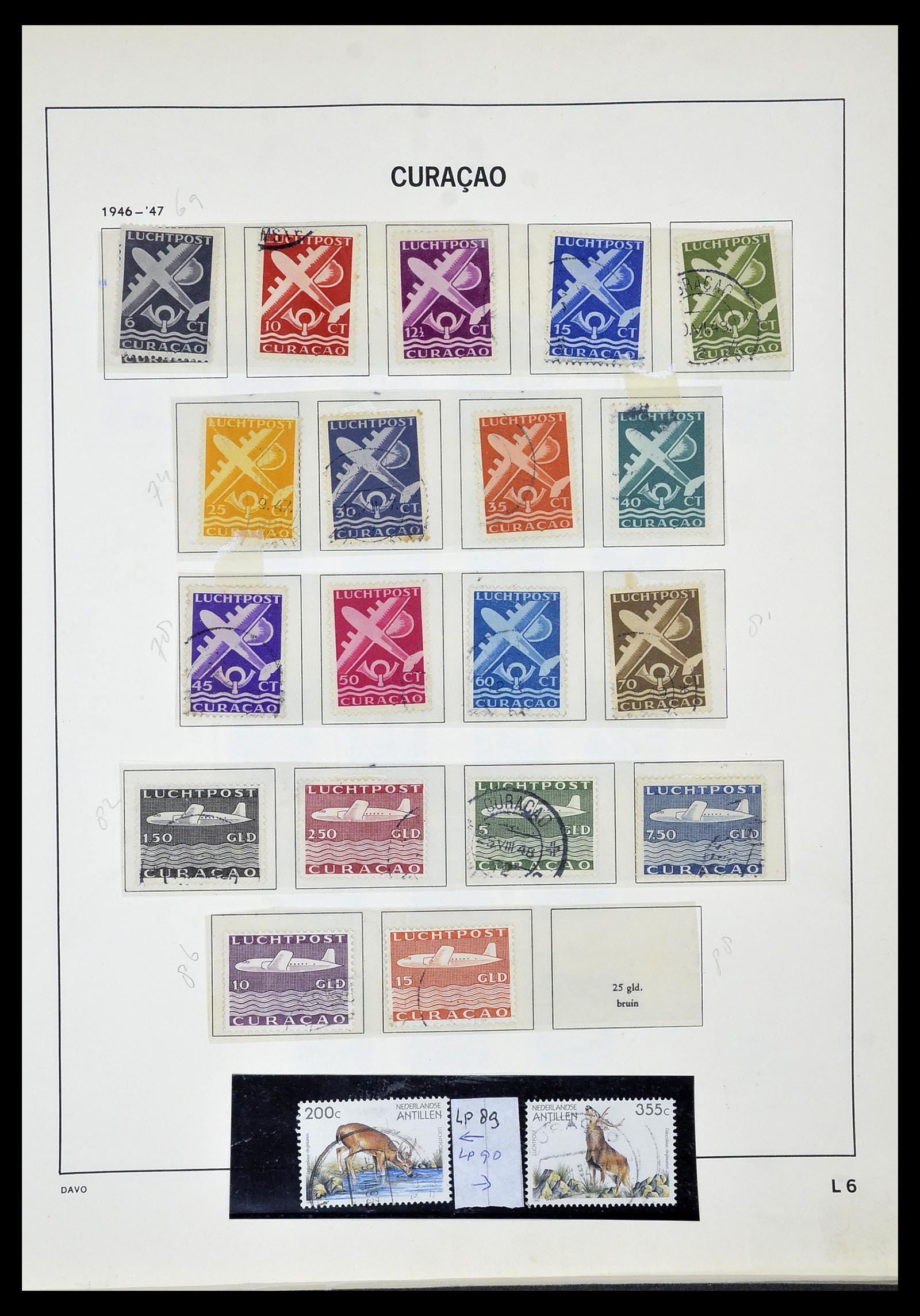 34520 078 - Postzegelverzameling 34520 Overzeese gebiedsdelen 1864-1975.