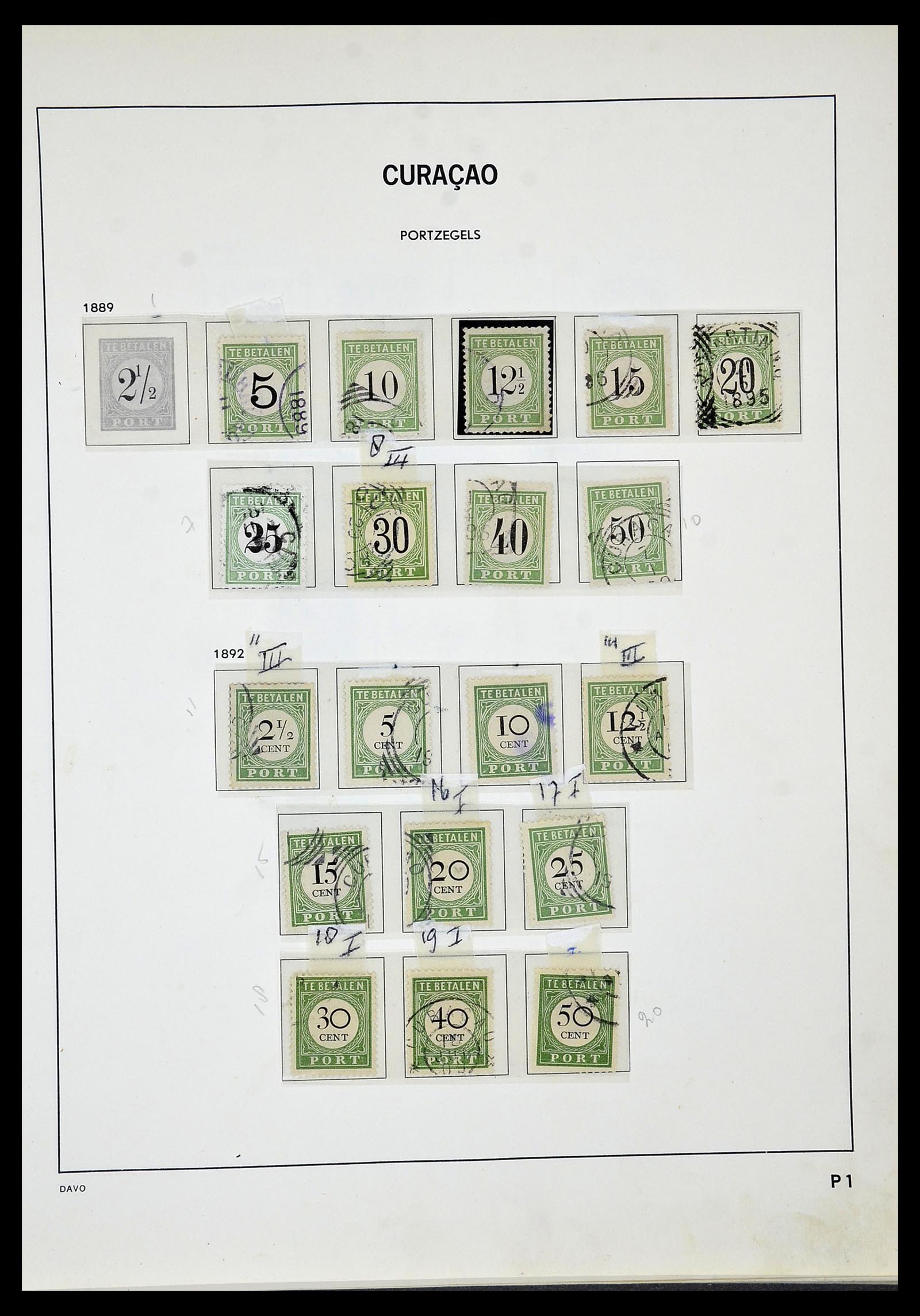 34520 079 - Postzegelverzameling 34520 Overzeese gebiedsdelen 1864-1975.