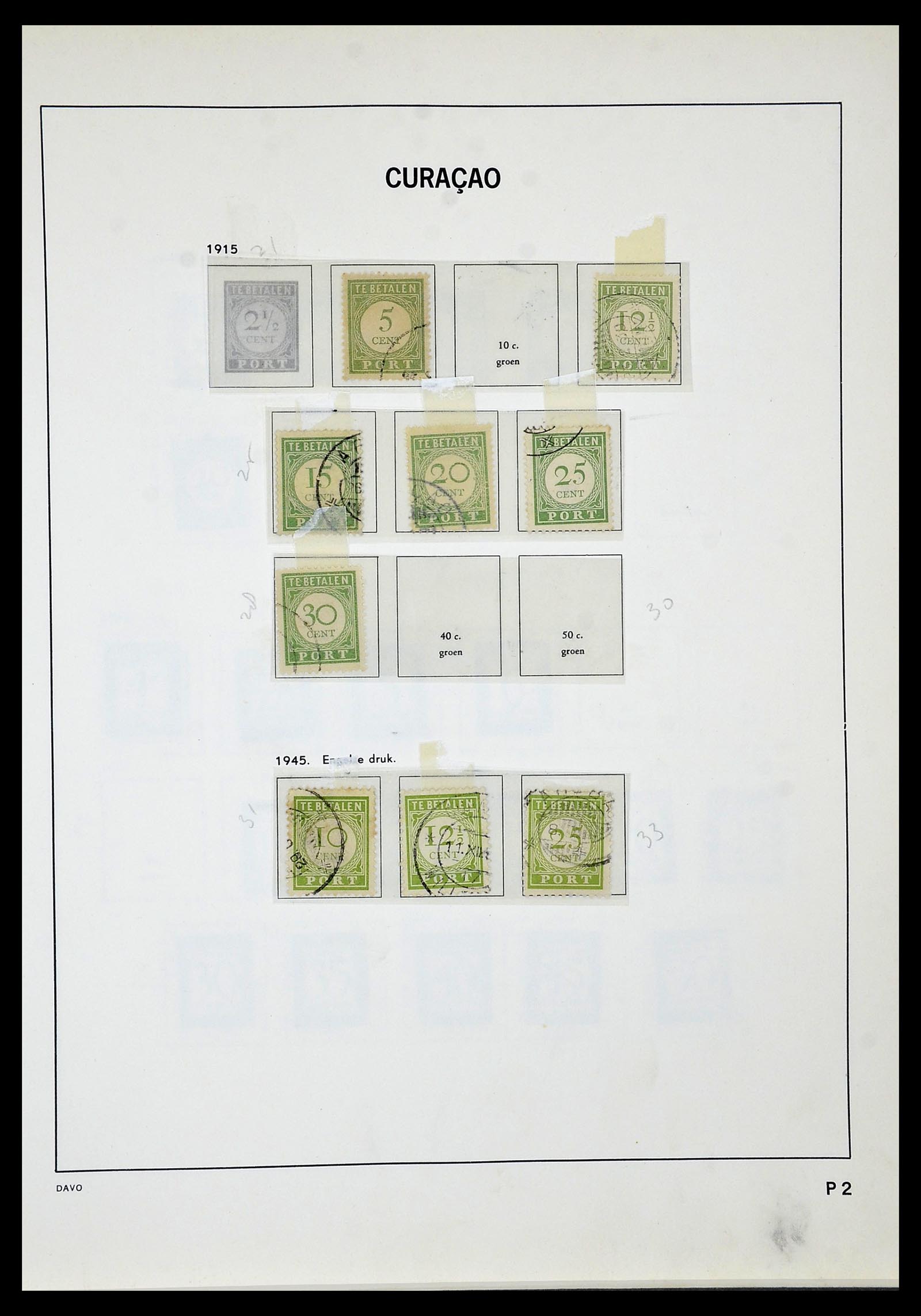 34520 080 - Postzegelverzameling 34520 Overzeese gebiedsdelen 1864-1975.