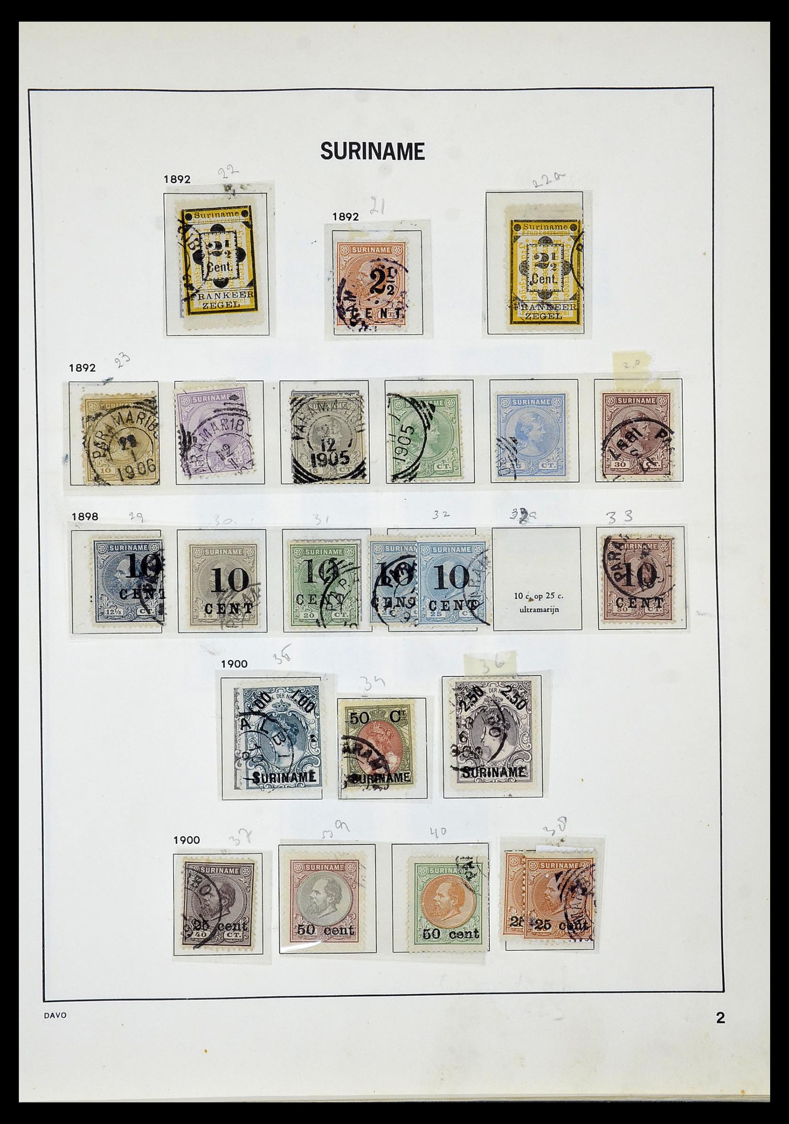 34520 083 - Postzegelverzameling 34520 Overzeese gebiedsdelen 1864-1975.