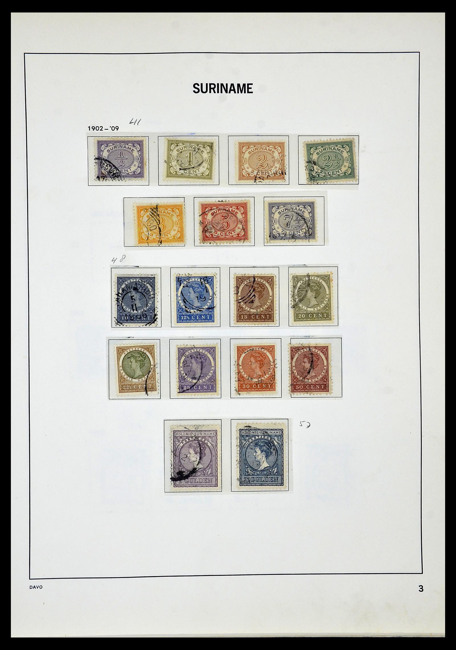 34520 084 - Postzegelverzameling 34520 Overzeese gebiedsdelen 1864-1975.
